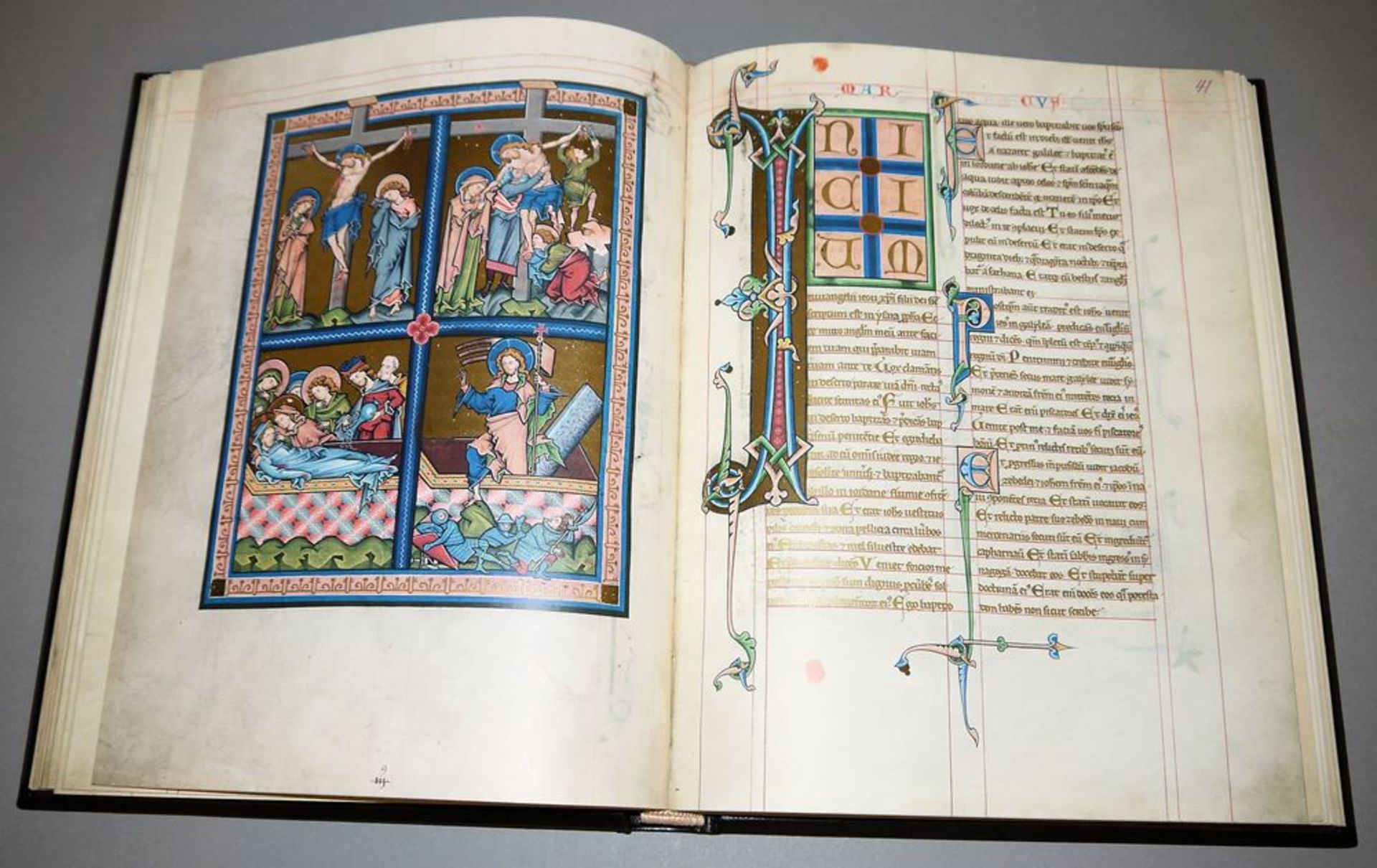 Das Mainzer Evangeliar, MS. 13, Hofbibliothek Aschaffenburg, Faksimile Luzern 2 - Bild 3 aus 3
