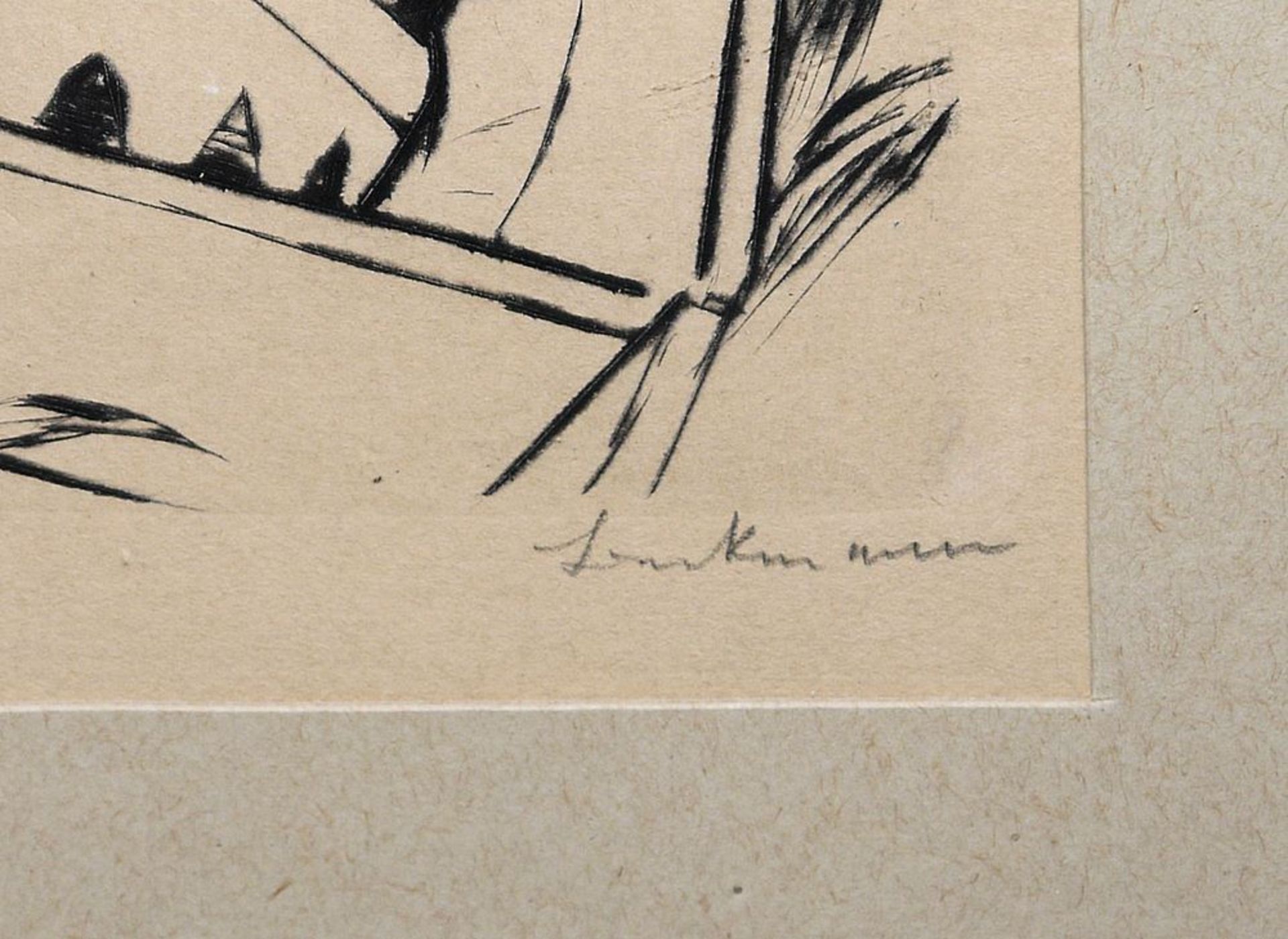 Max Beckmann, 8. Blatt der Folge "Fanferlieschen Schönefüßchen", signierte Radi - Image 3 of 4