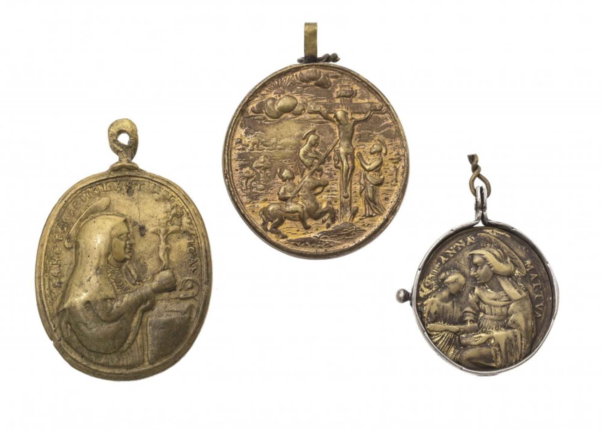 Three pilgrimage medals