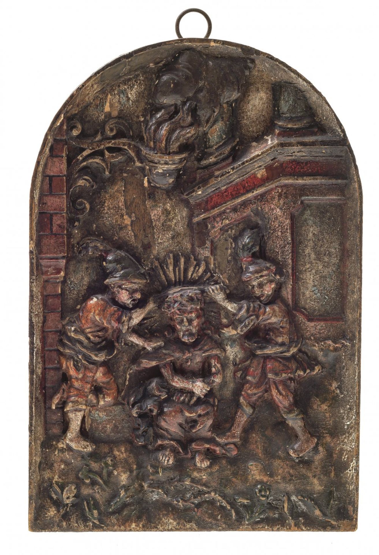 Relief mit Dornenkrönung Christi