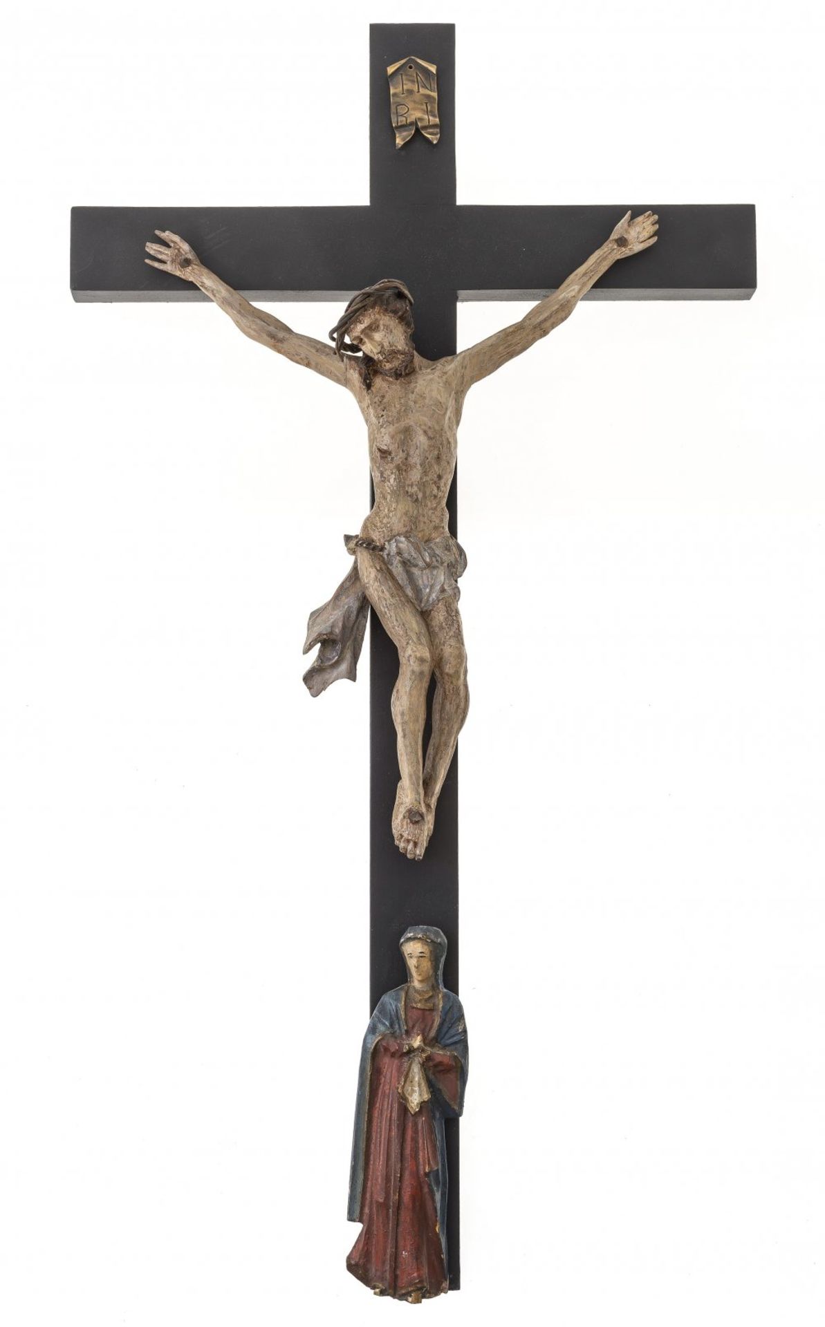 Christus am Kreuz mit Schmerzensmutter