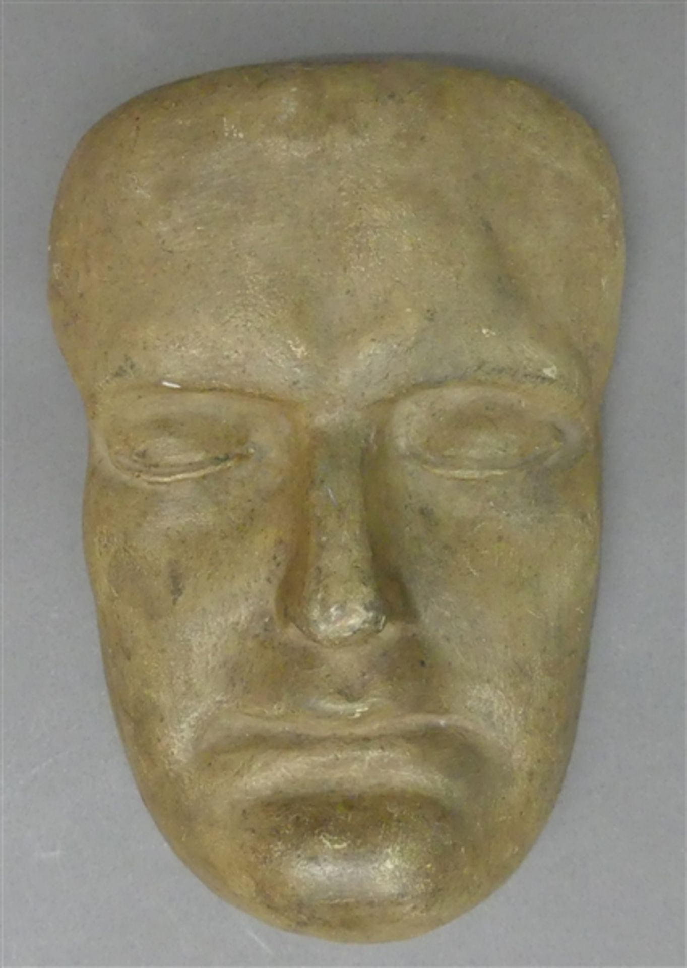 Totenmaske von Napoleon Bonapart, hergestellt am 6. Mai 1821, Gips, Pappmache, anbei