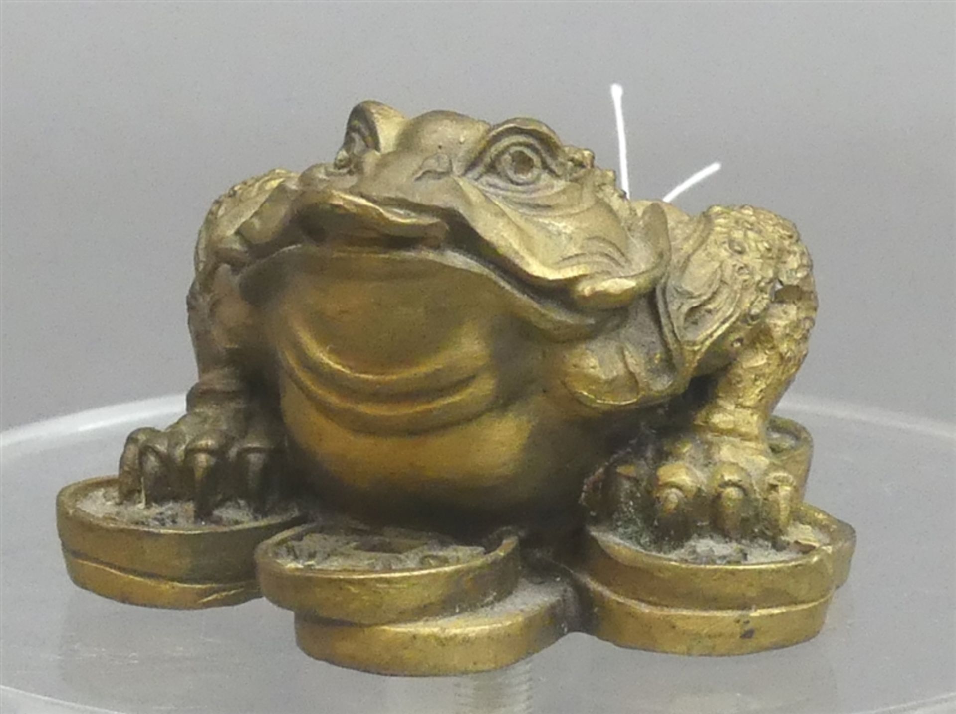 Bronze China, Fabelwesen, Reliefarbeit, h 4 cm,