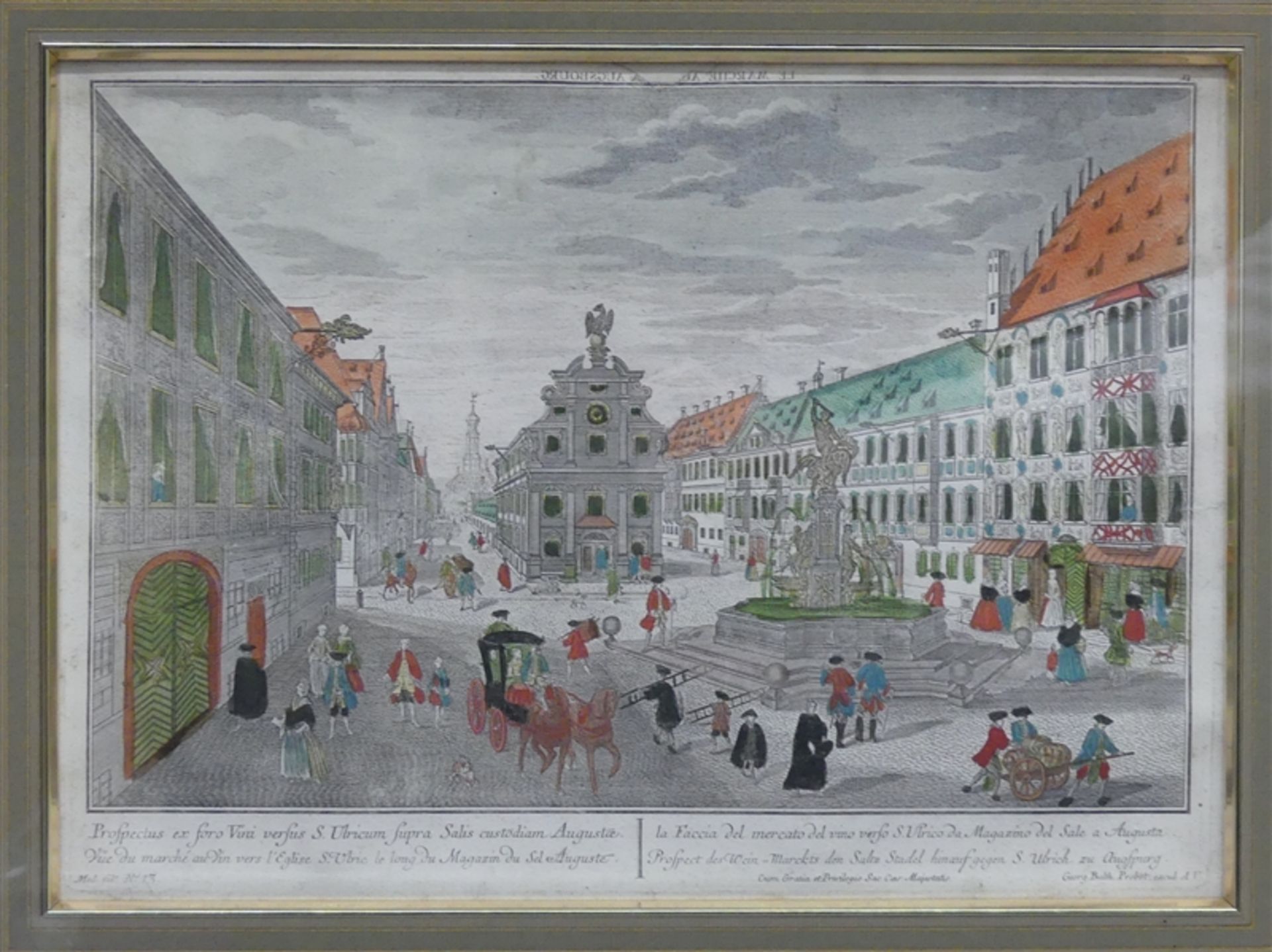 Guckkastenblatt, um 1800