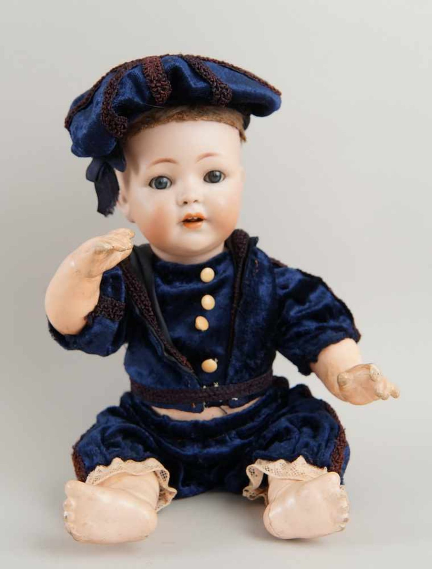 Puppe Franz Schmidt 1295, Babykörper, von 1912, bespielt, 30 cm