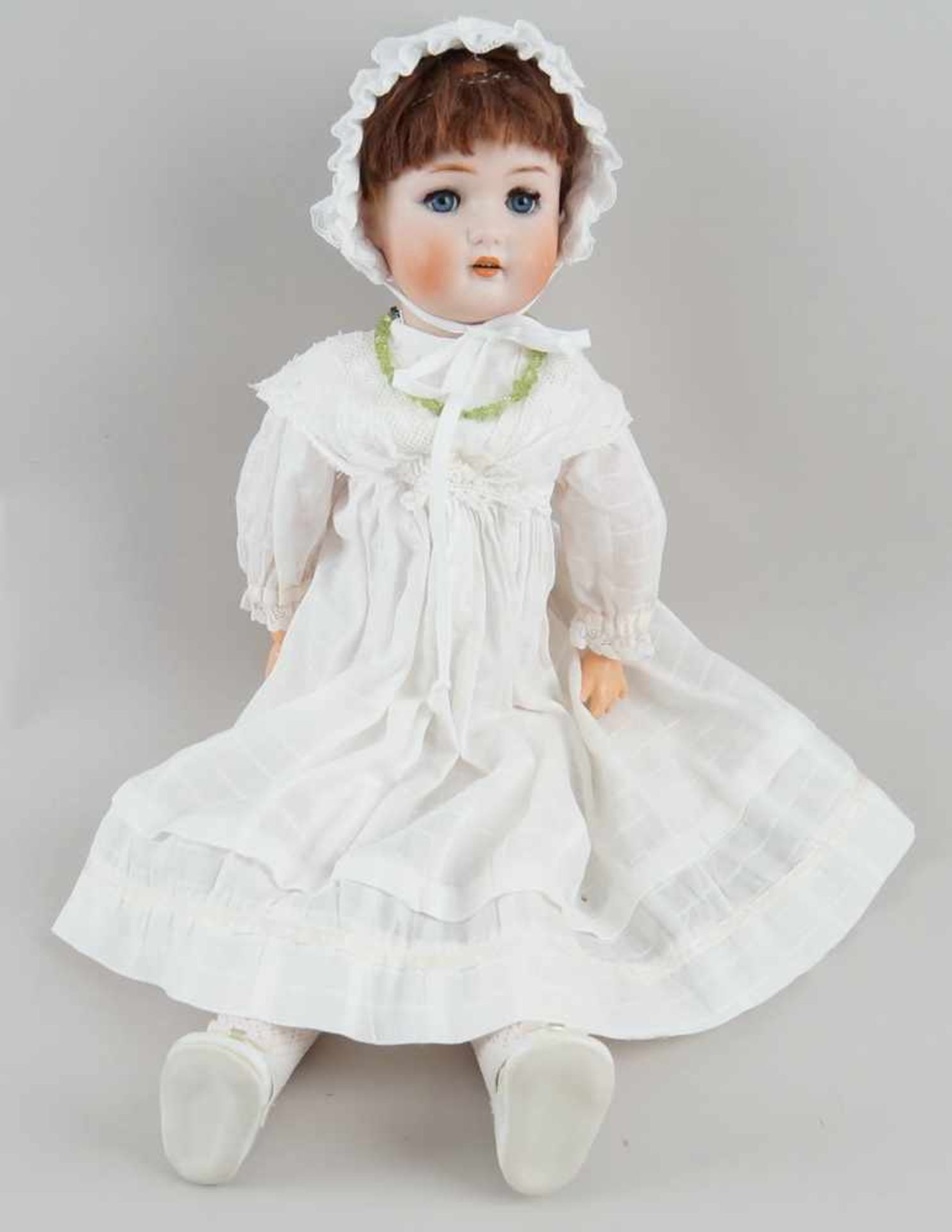 Puppe Wiefel & Co, Thuringa, Gliederkörper mit Porzellankopf, L 52 cm