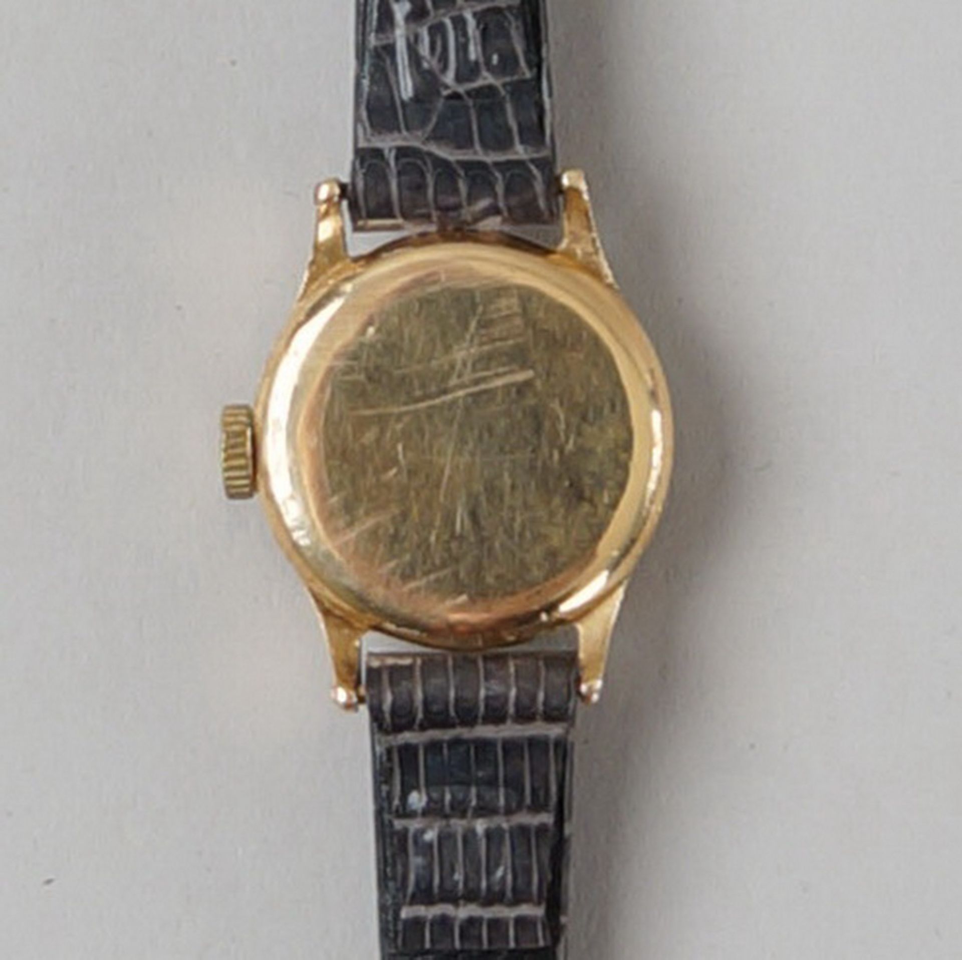 IWC Damenuhr / Armbanduhr mit Ldererband, Durchmesser 2,4 cm - Bild 4 aus 5