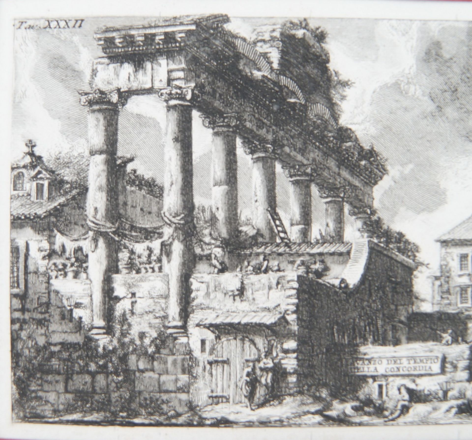 Giovanni Battista Piranesi, 1720-1778, Altra Veduta degli avanzi del Pronao del Tempiodella - Image 4 of 7