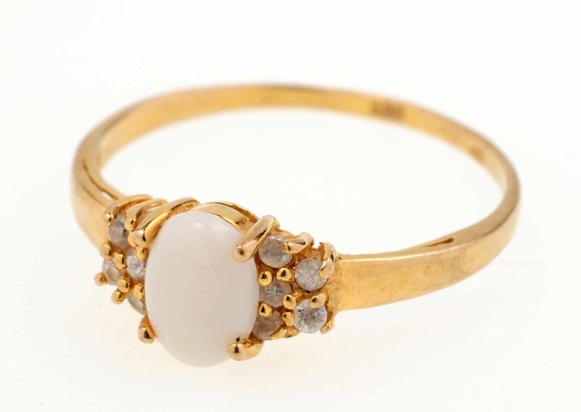 Jugendstil-Ring mit Opal