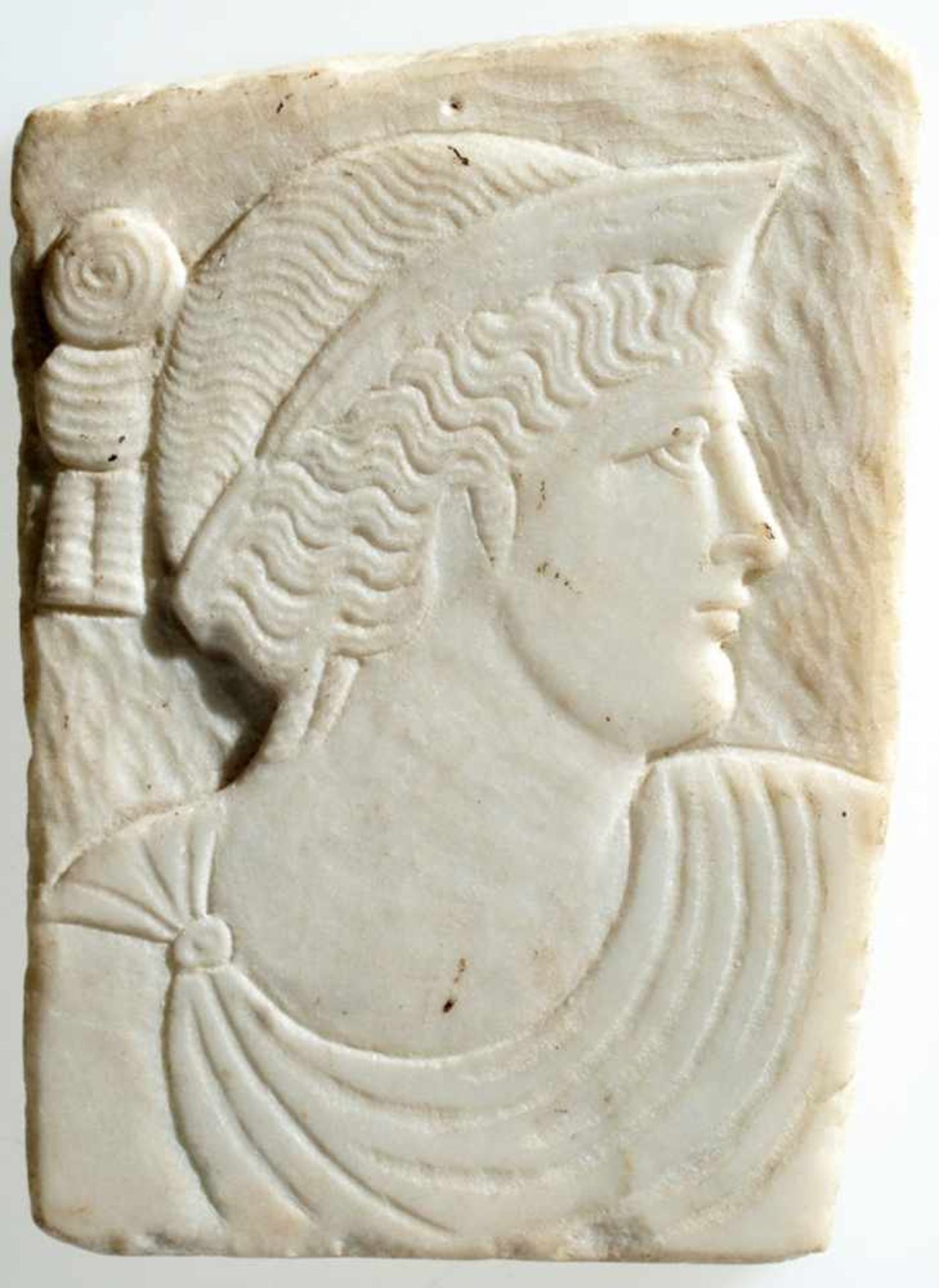Kleine Relieftafel mit Darstellung Alexanders des Großen<