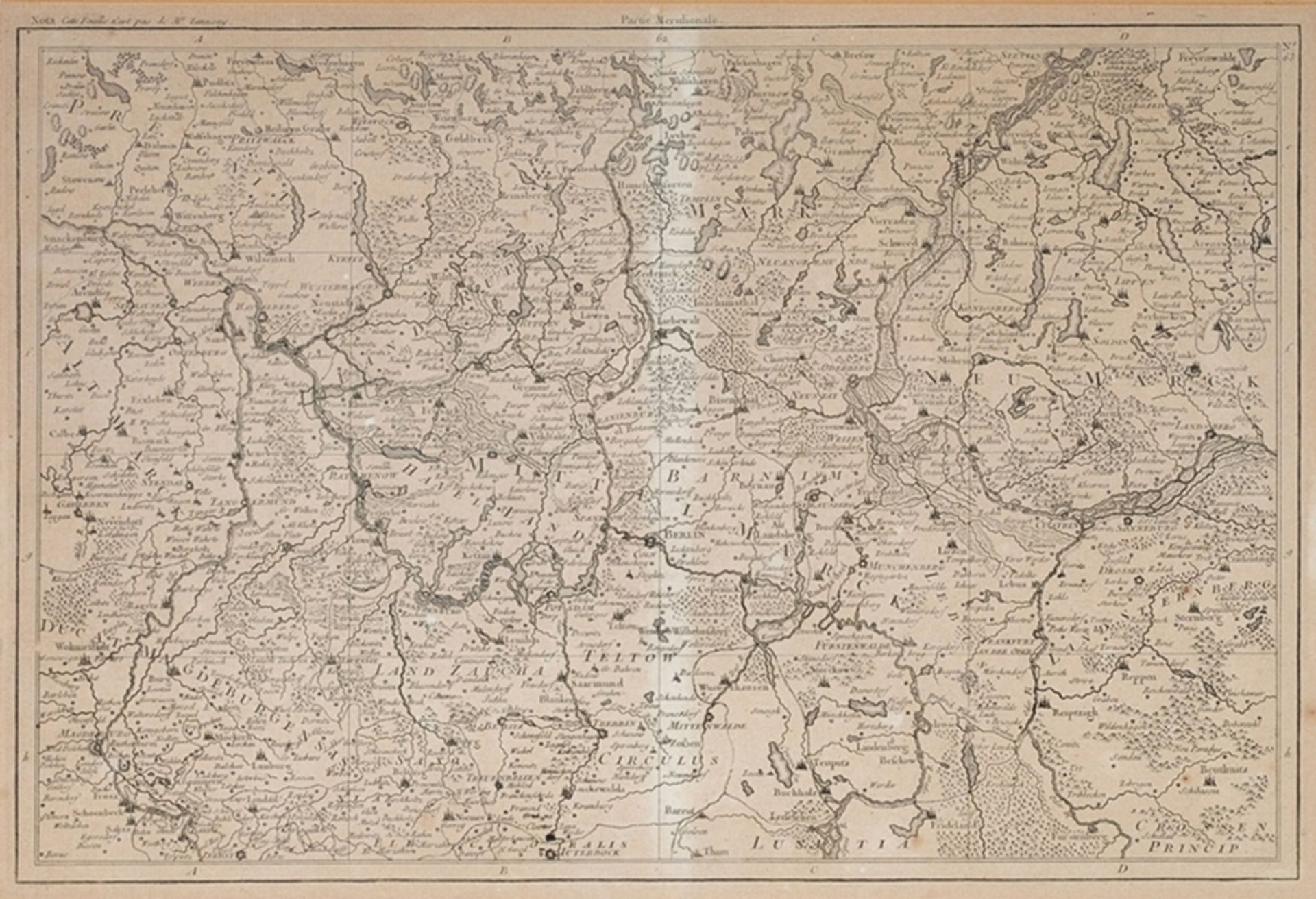 Historische Karte Brandenburg