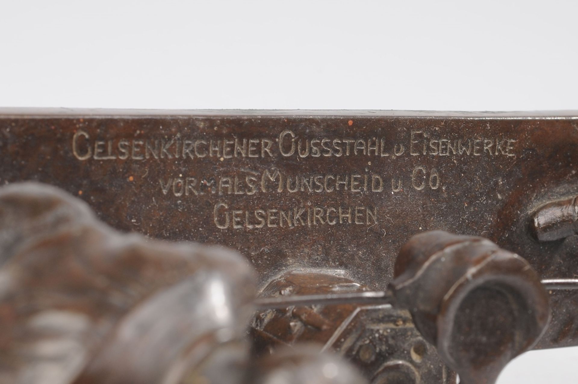 Werbeaufsteller Gelsenkirchener Gussstahl- und Eisenwerke - Bild 2 aus 2