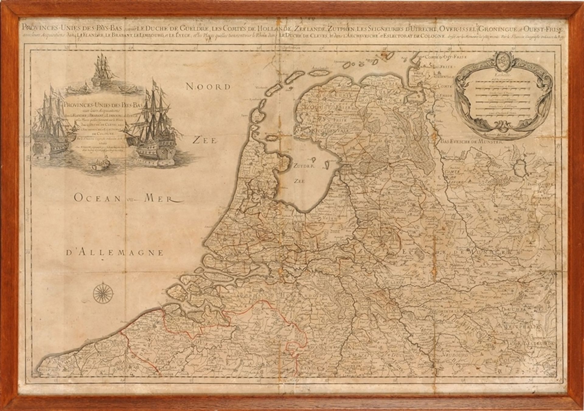 Historische Karte Niederlande