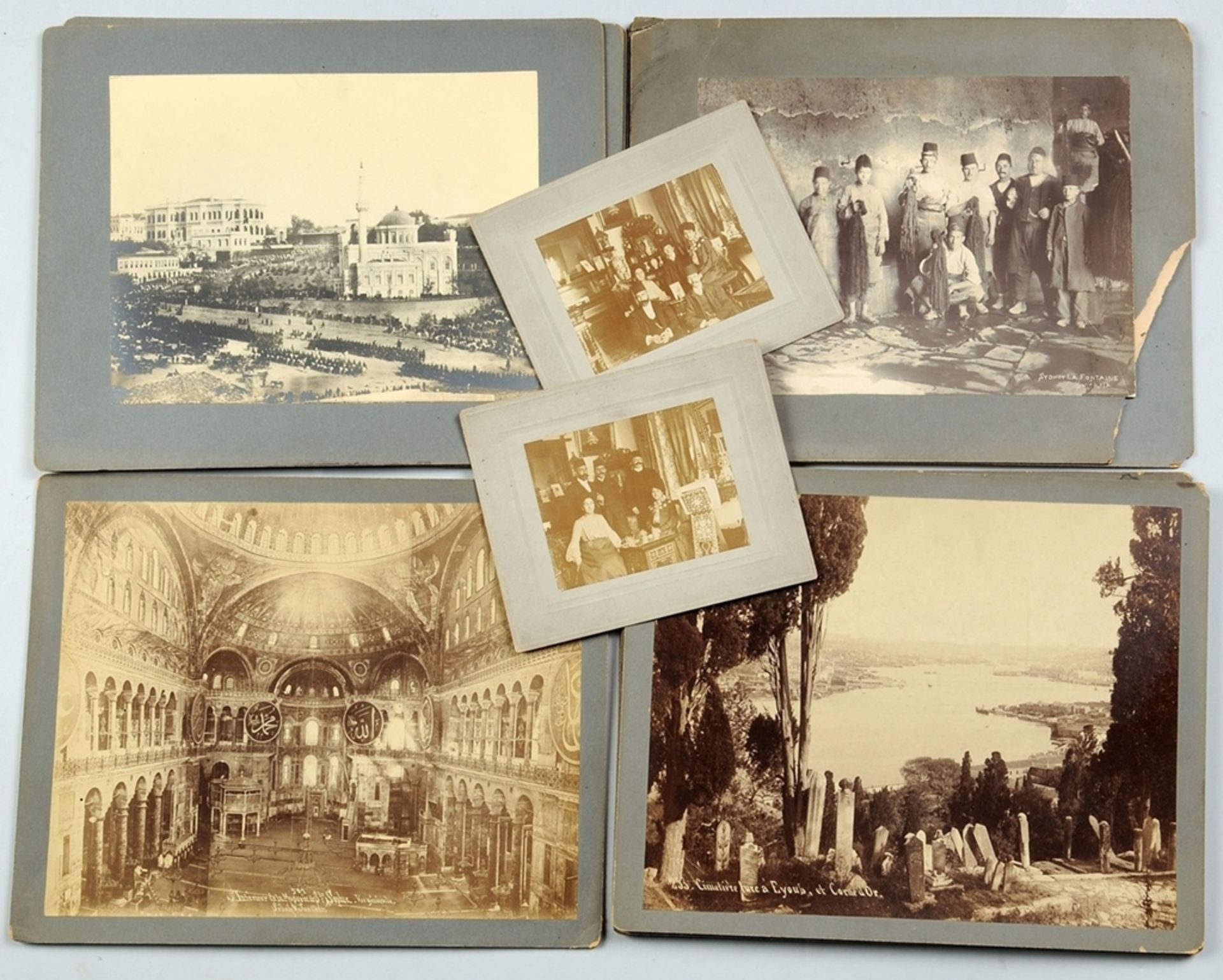 Konvolut historische Fotografien Konstantinopel