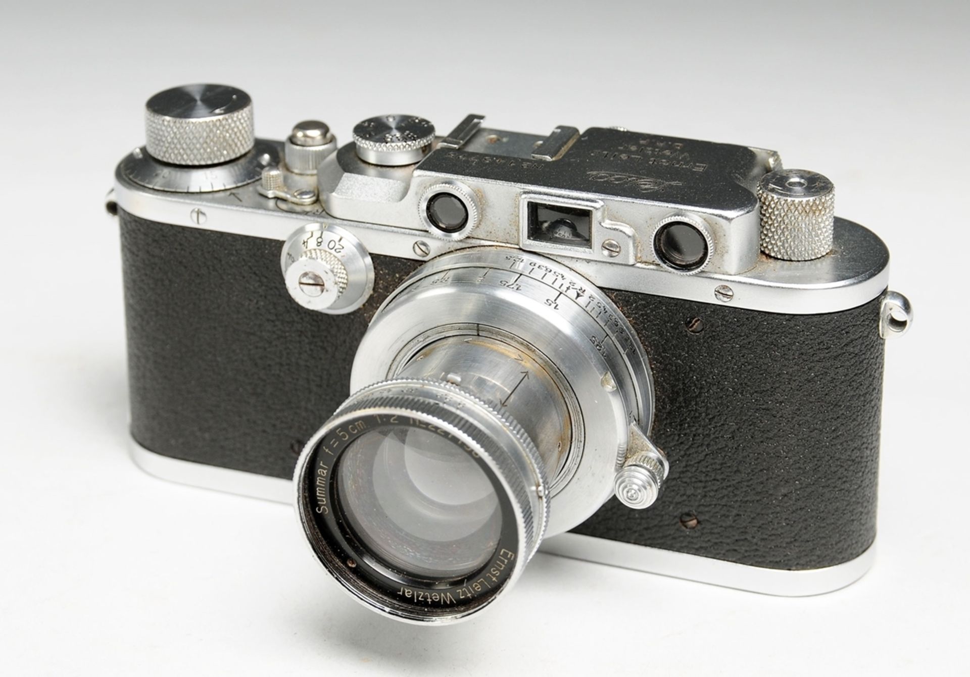 Historischer Fotoapparat "Leica III" - Bild 2 aus 3