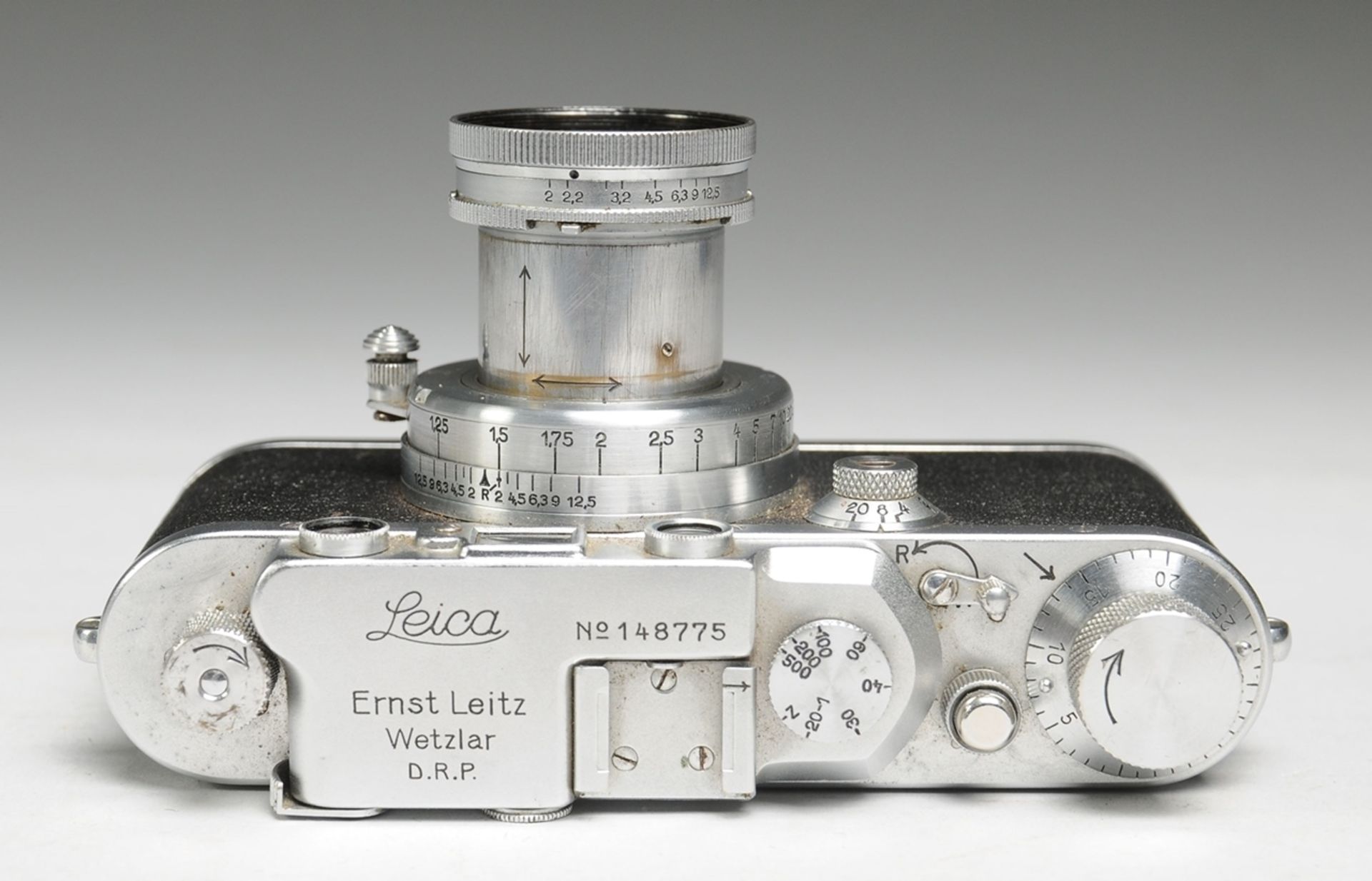 Historischer Fotoapparat "Leica III" - Bild 3 aus 3