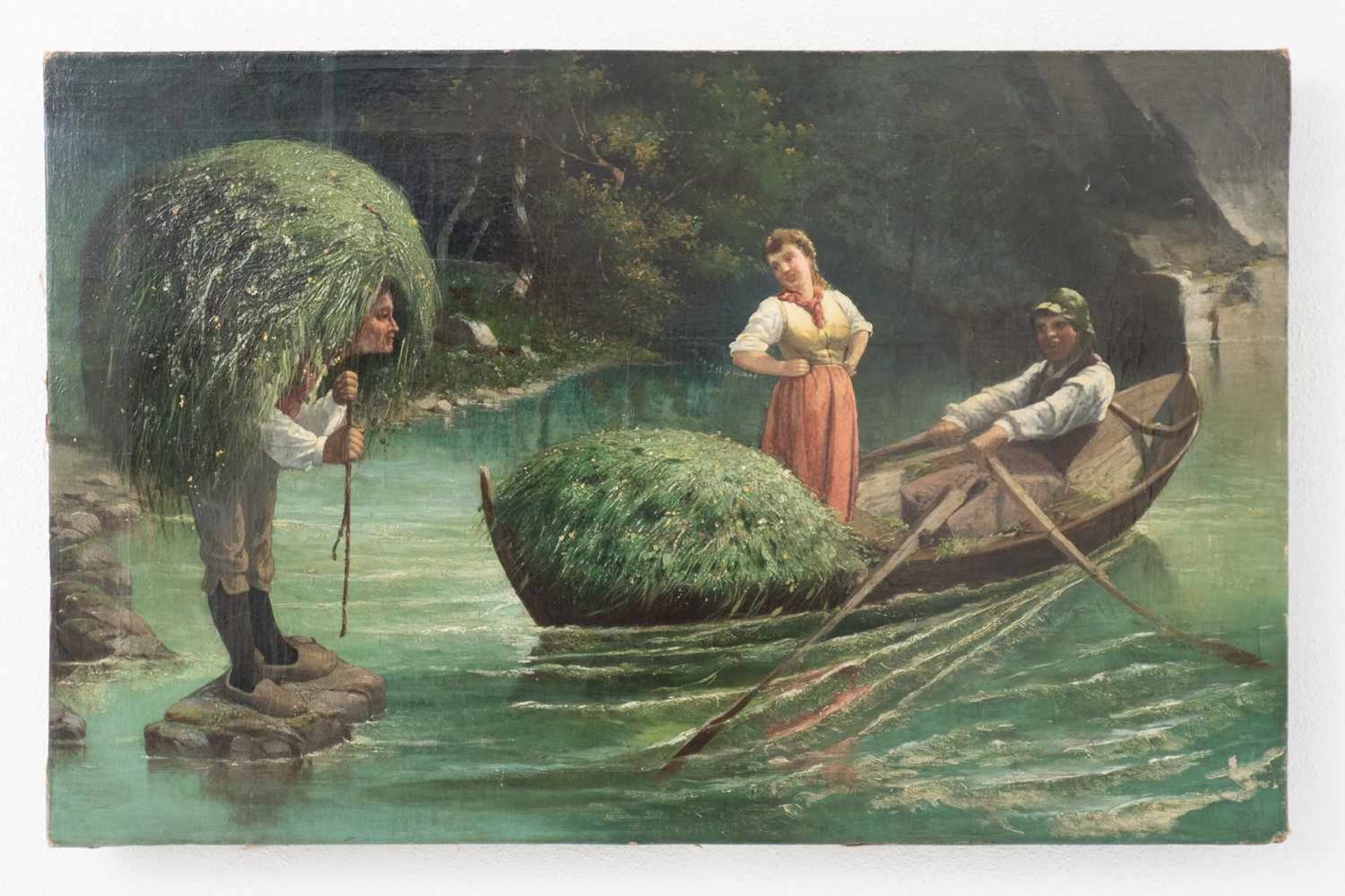 Painting "Hay harvest", around 1800