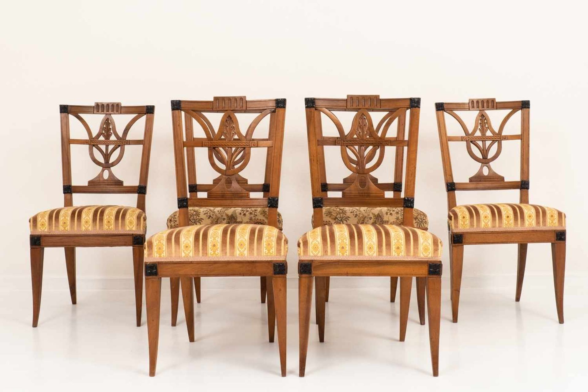 Six Louis-seize chairs