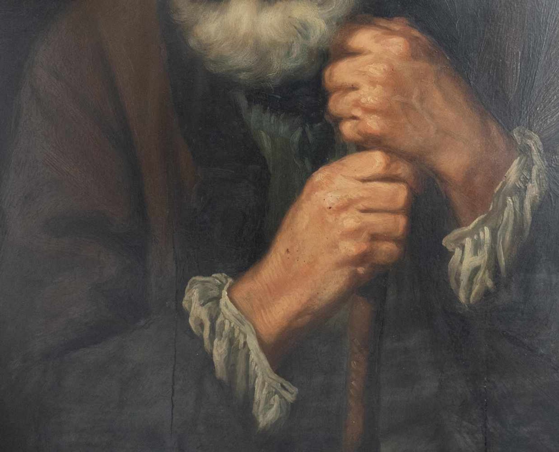 Gemälde Hl. Petrus< - Image 3 of 5