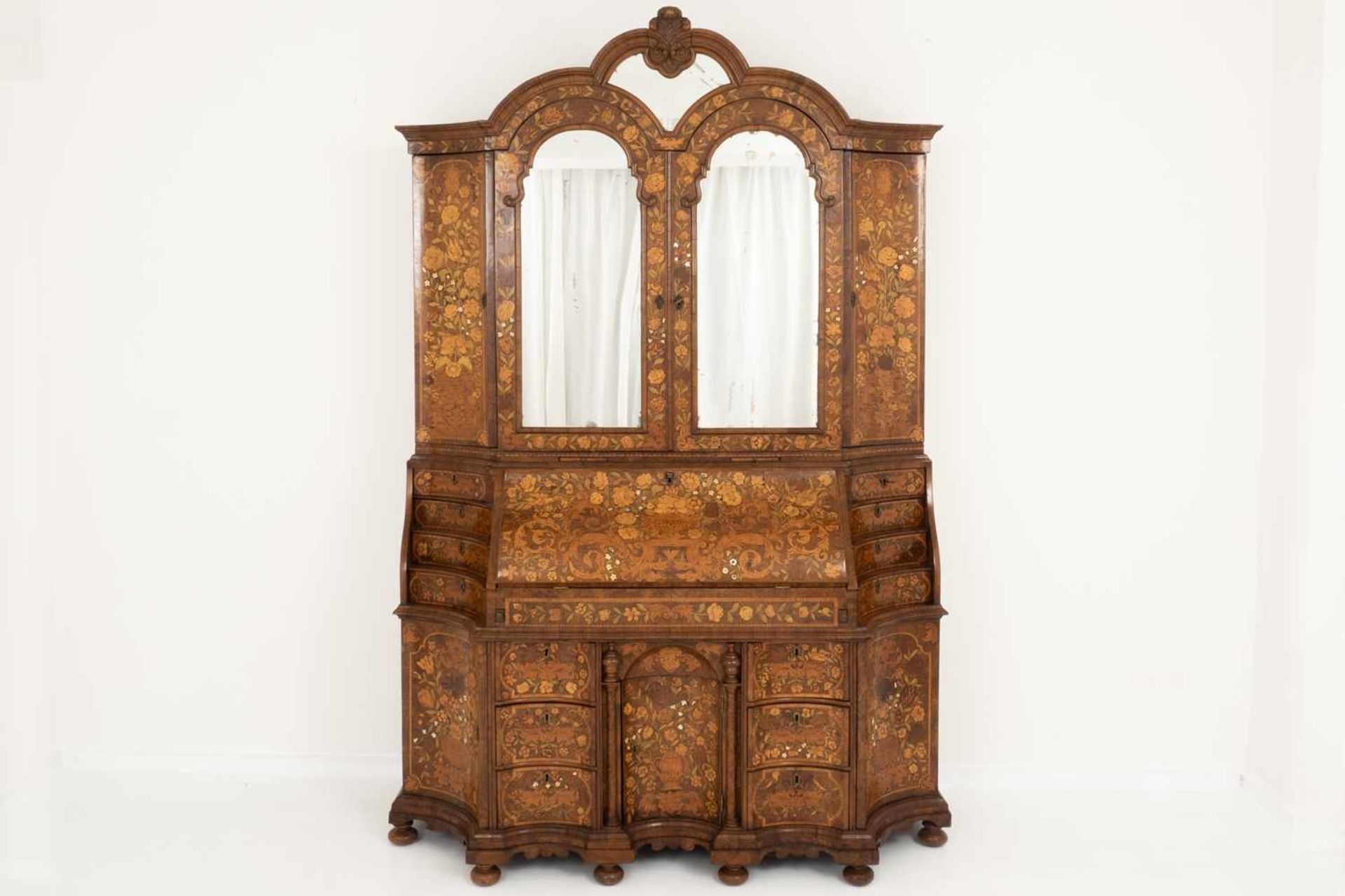 Masterpiece baroque high cabinet/bureau