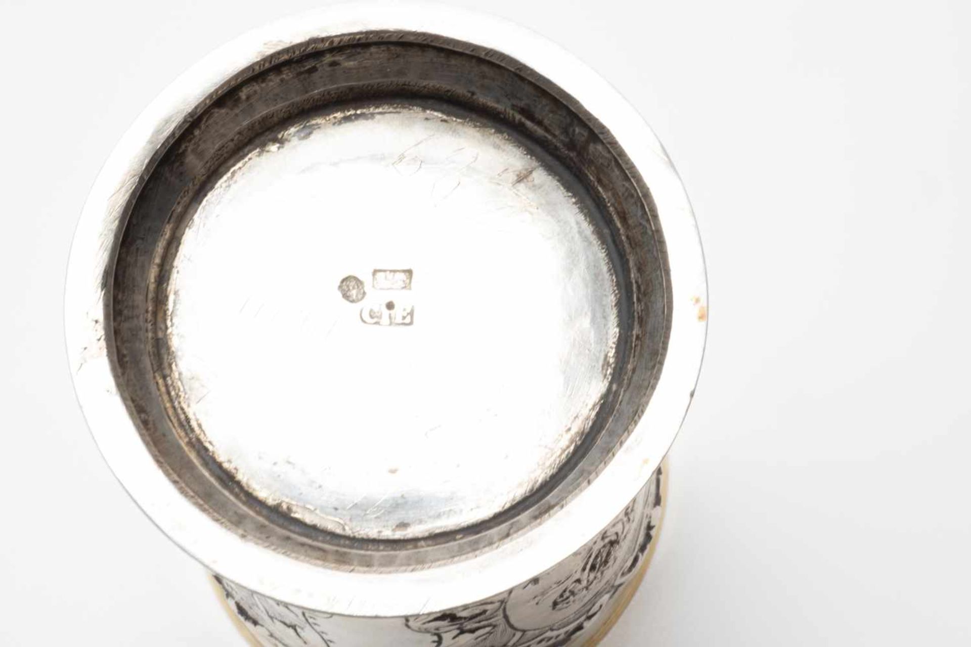 Ornate Russian silver chalice - Bild 8 aus 8