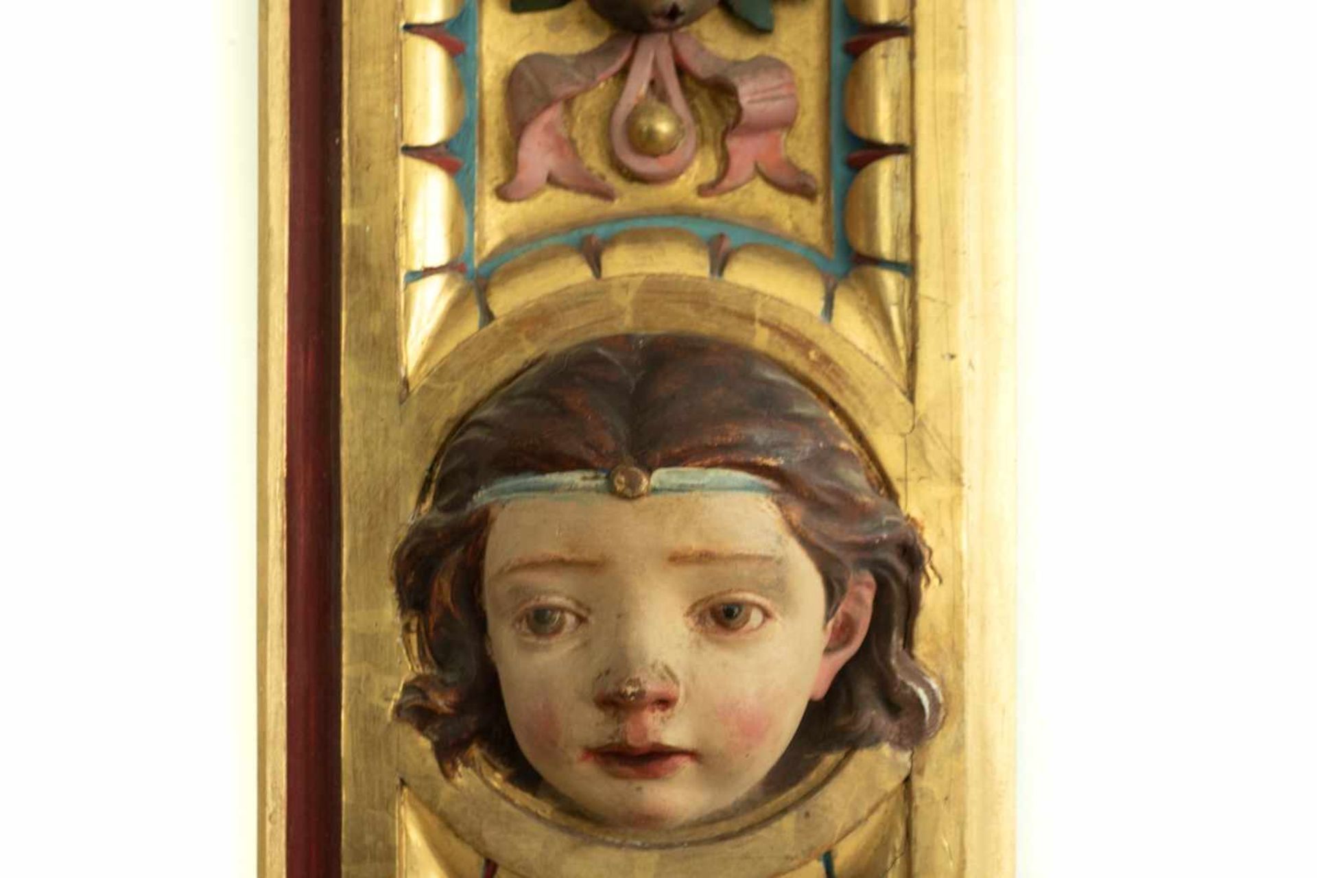 Monumental ornate frame, carved - Image 3 of 5