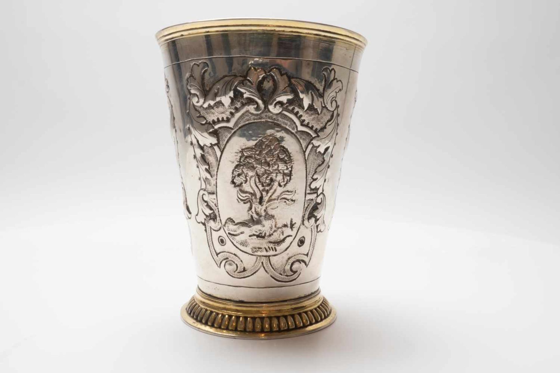 Ornate Russian silver chalice - Bild 2 aus 8