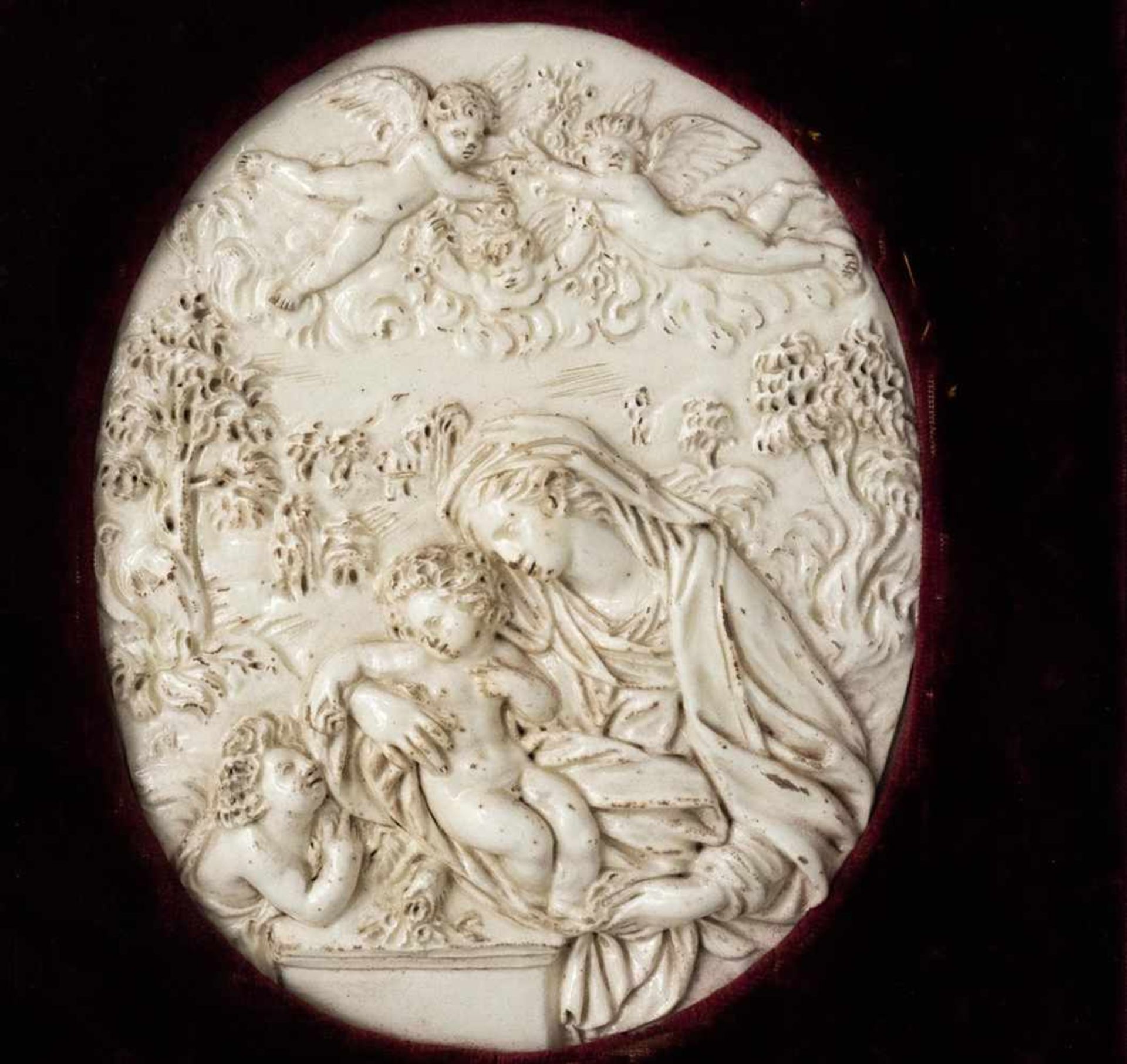 Italienische Fayenceplatte, um 1700 - Image 2 of 6