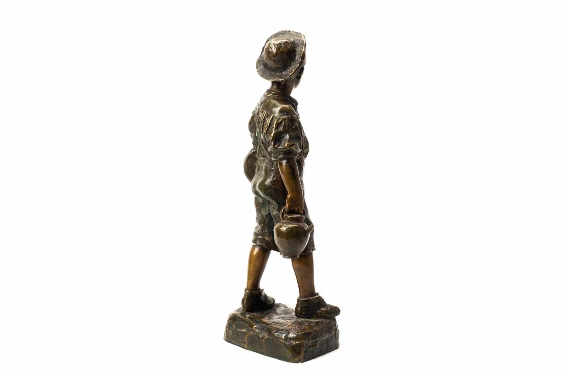 Bronzefigur Junge - Image 8 of 14