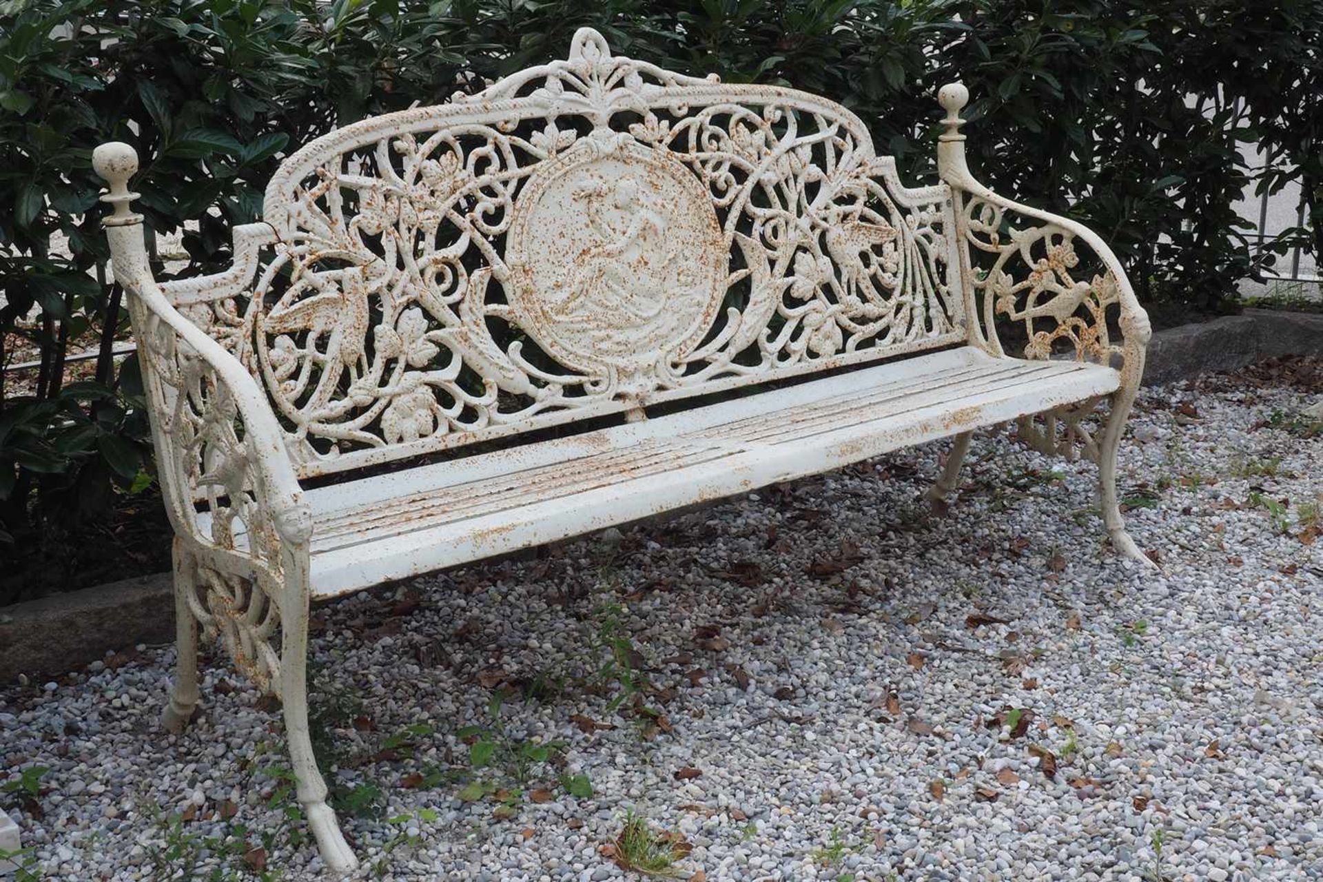 Park bench/garden bench, empire style - Bild 3 aus 4