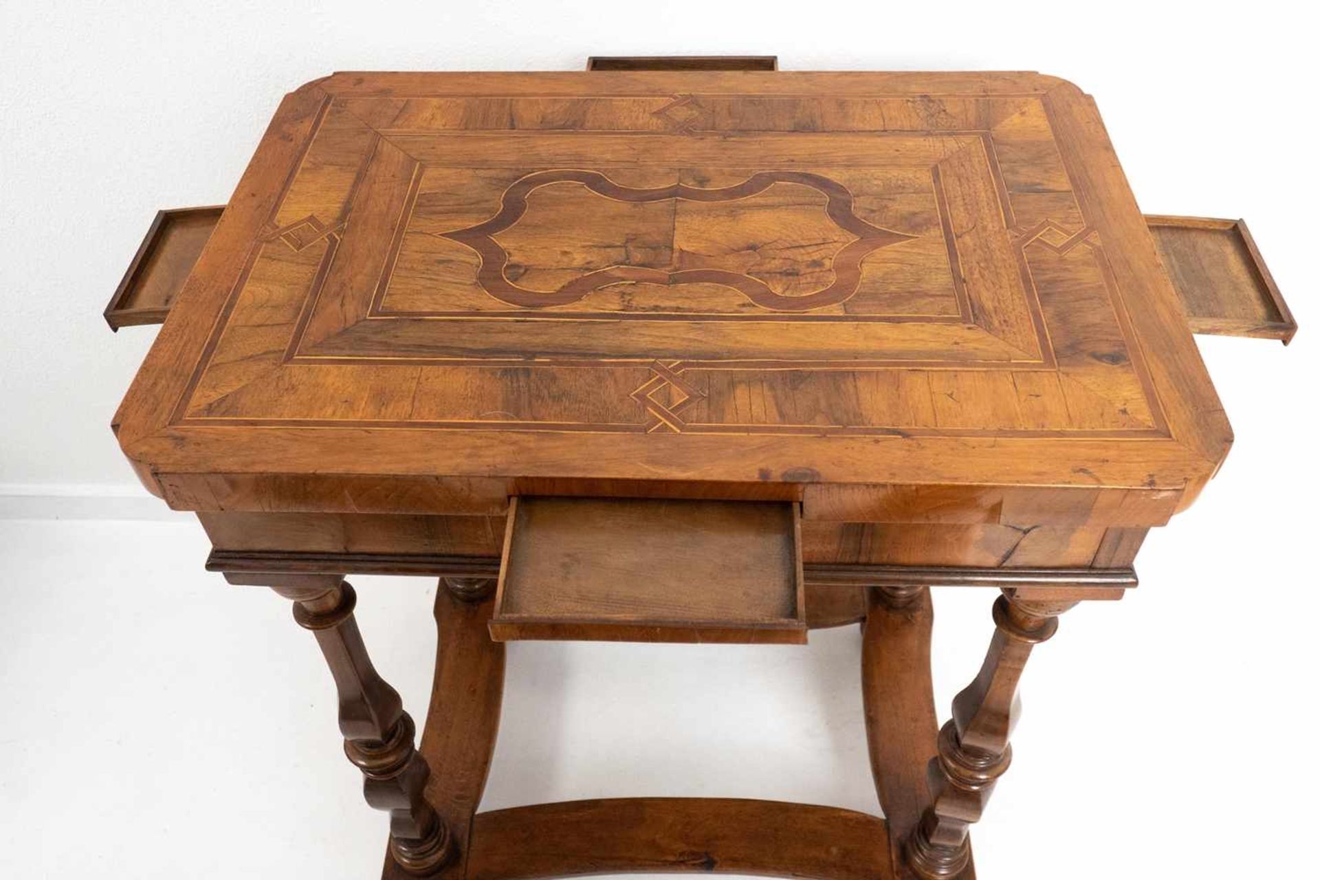 Originaler barocker Beistelltisch/ Spieltisch - Bild 5 aus 6