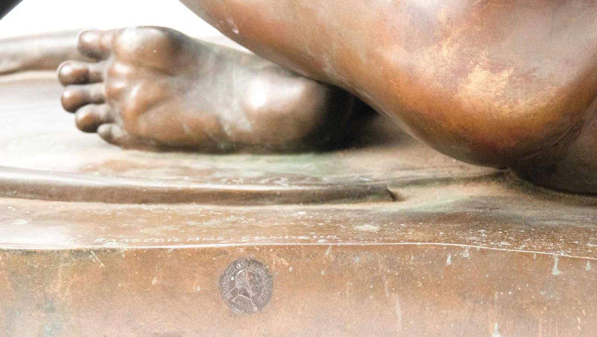 Monumentale Bronzefigur "Sterbender Gallier" - Bild 9 aus 13
