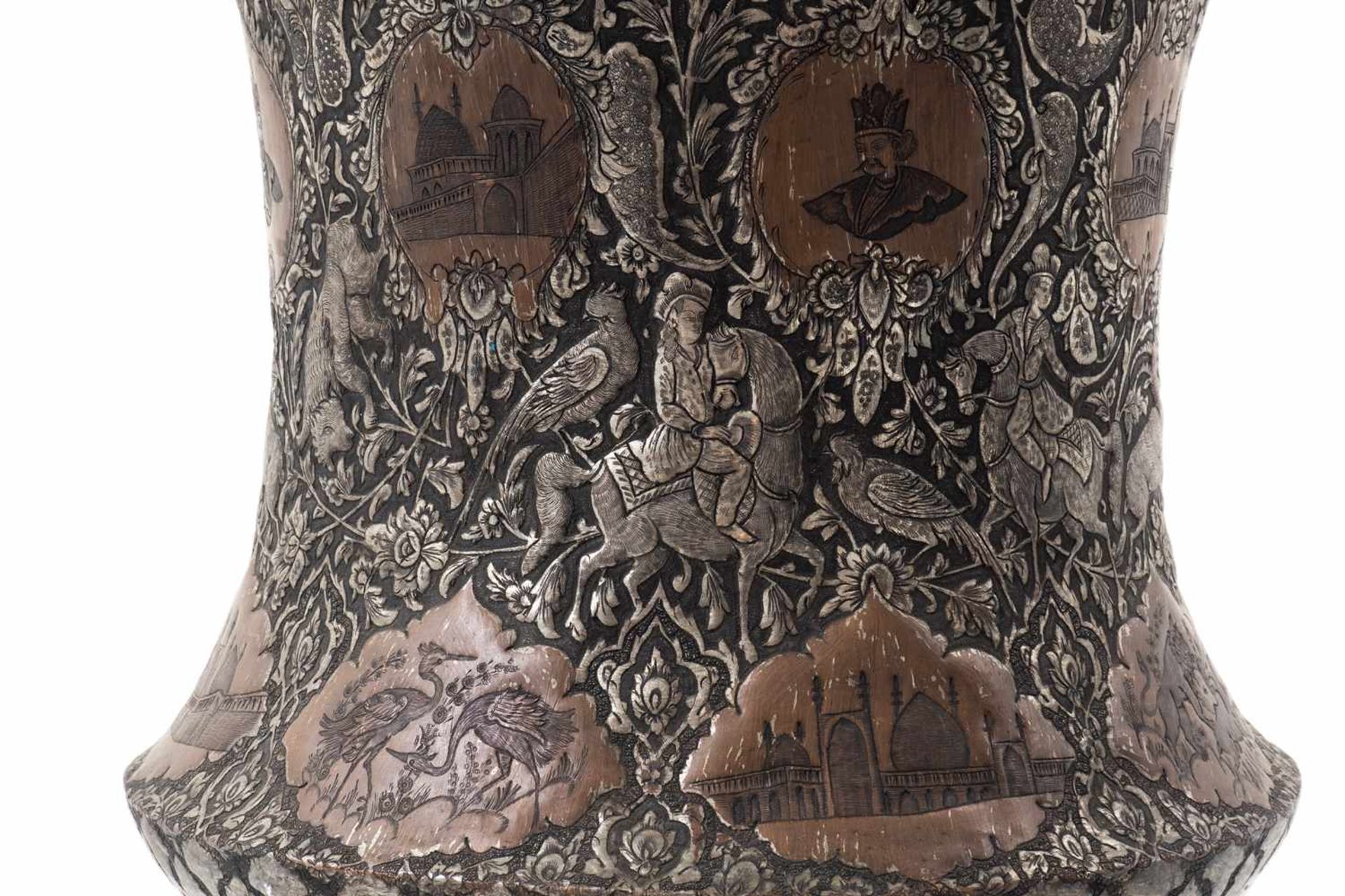 Pair of ornate amphorae vases - Image 11 of 14