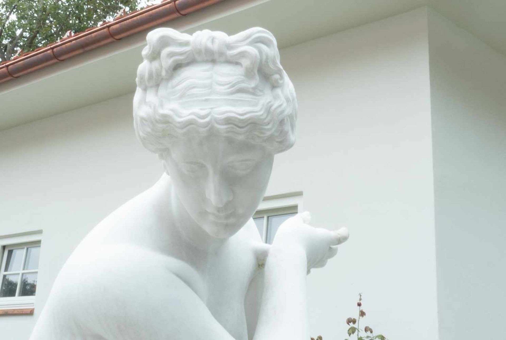 Marble sculpture, nude/Venus with knee lifted - Bild 3 aus 5