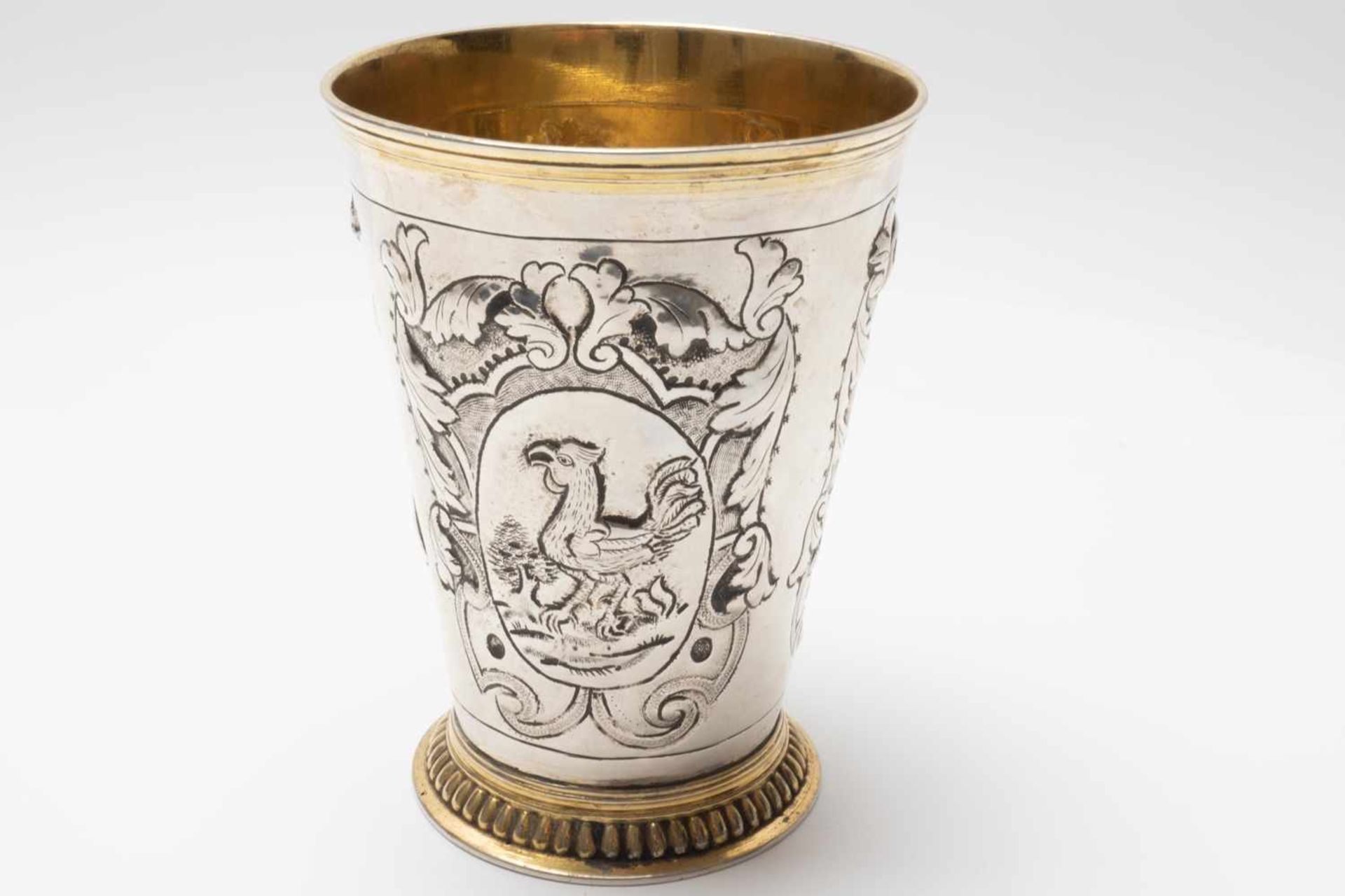Ornate Russian silver chalice - Bild 5 aus 8