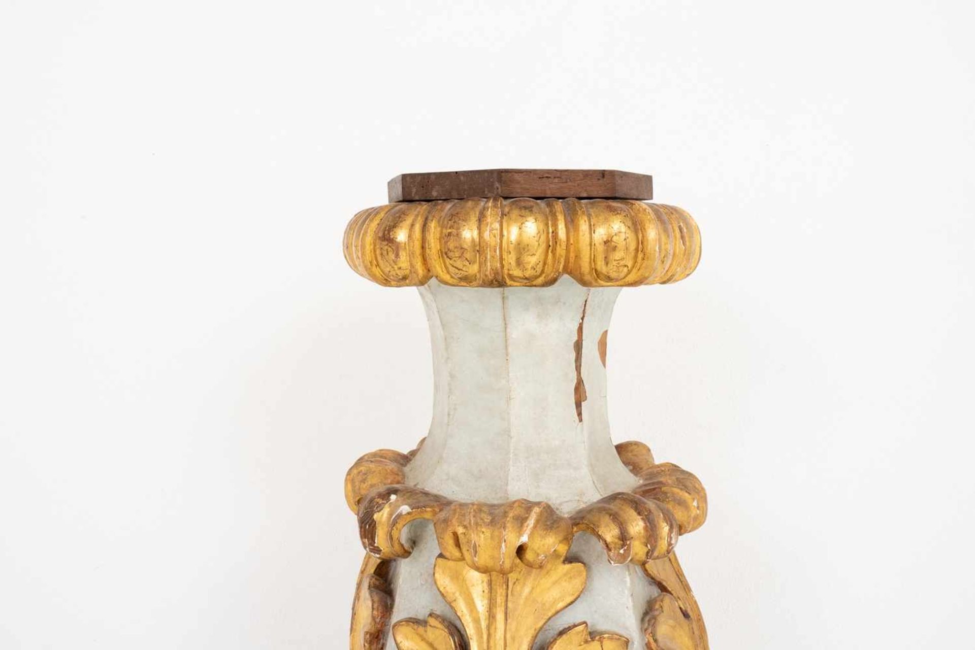 Baroque figure pillar - Image 3 of 4