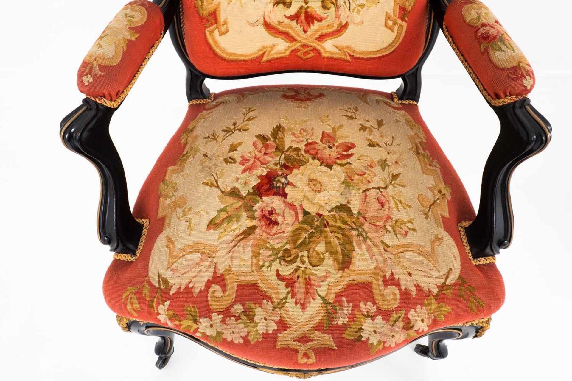 Pair of Gobelin armchairs - Image 7 of 7