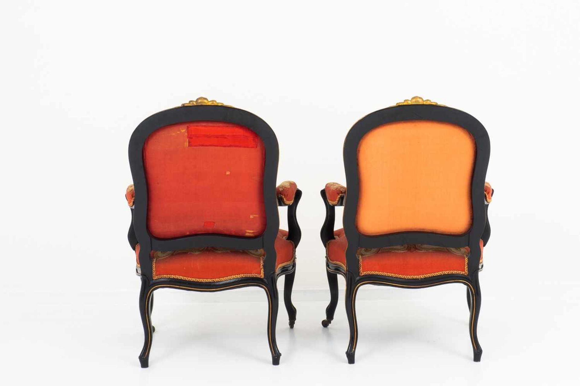 Pair of Gobelin armchairs - Bild 3 aus 7