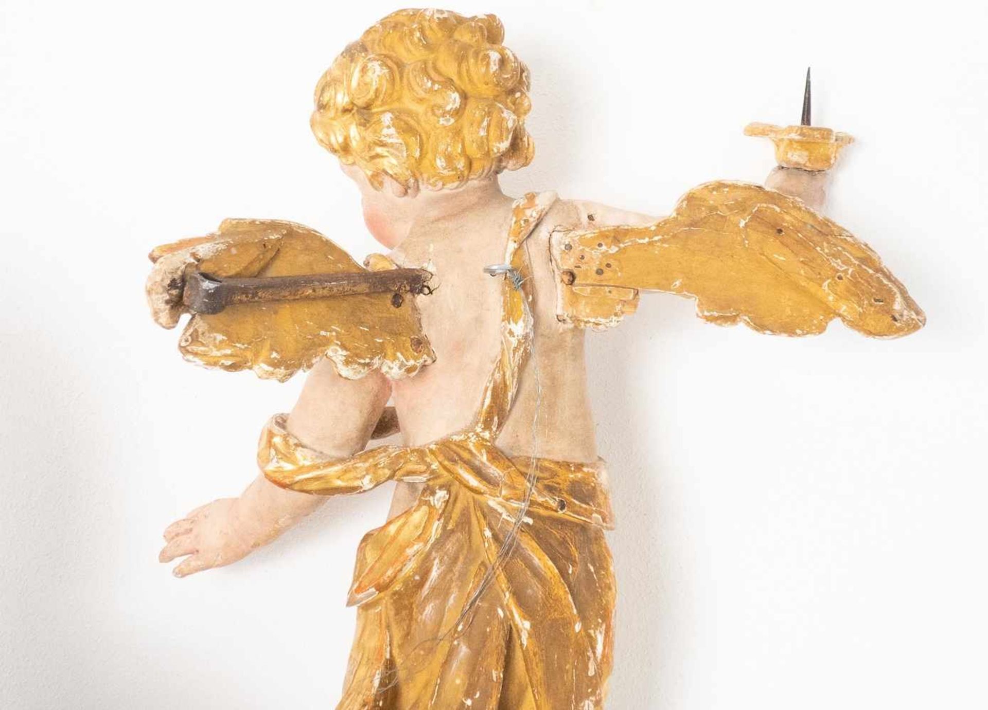 Großer Barockengel/ Putto< - Bild 9 aus 9