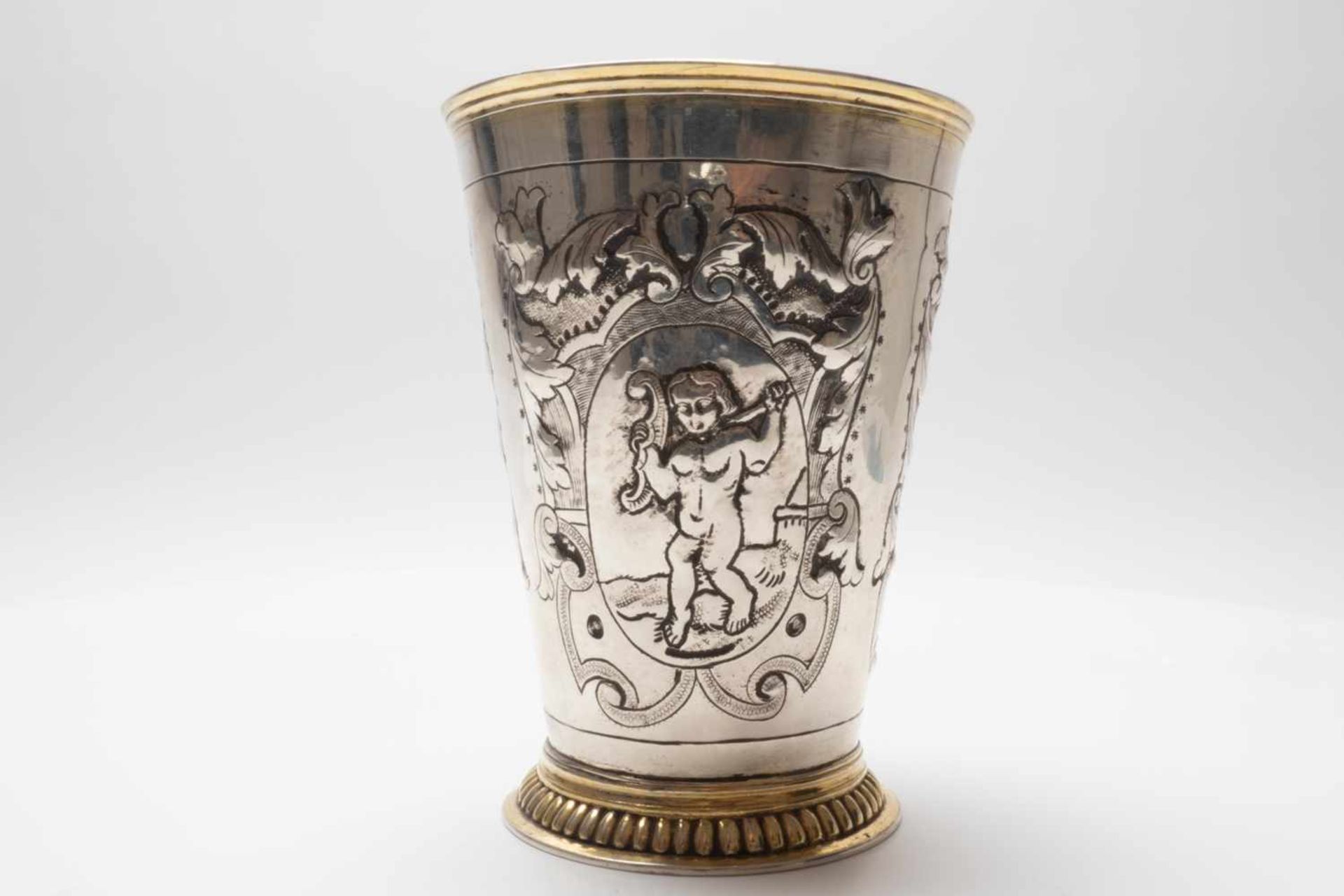 Ornate Russian silver chalice - Bild 3 aus 8