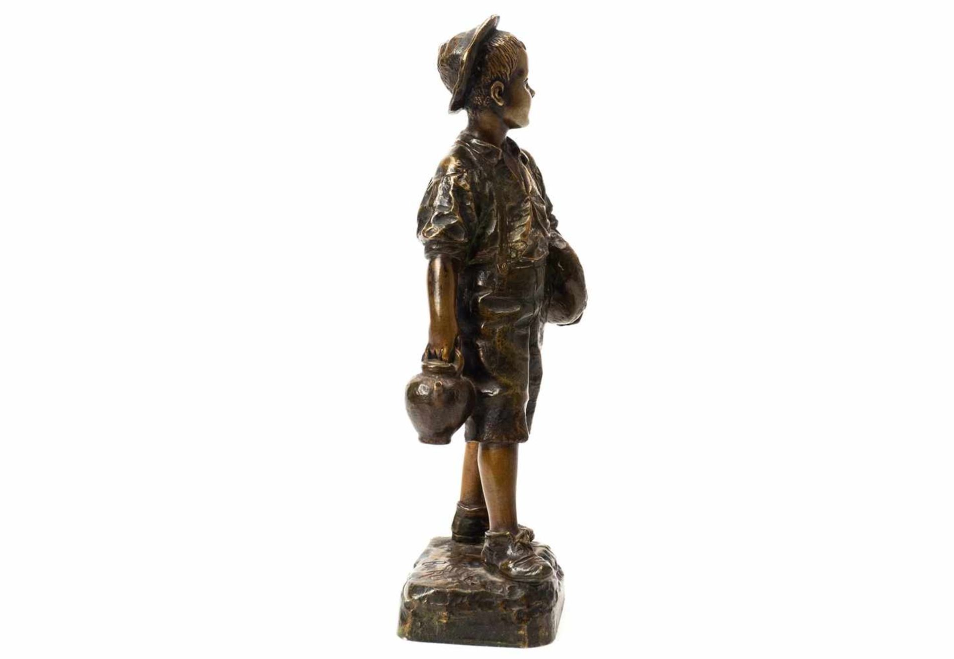 Bronzefigur Junge - Image 9 of 14