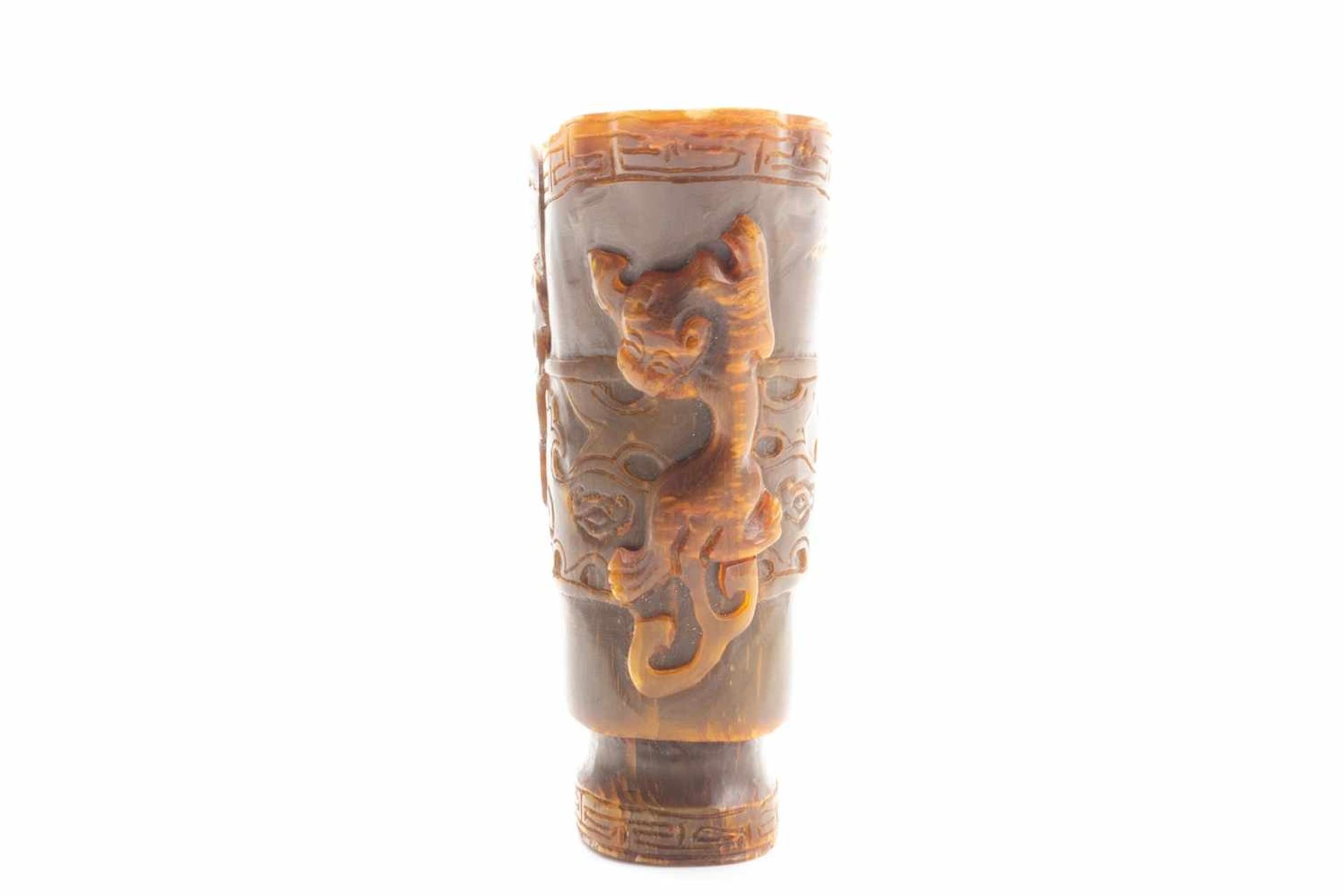 Carved ornate jug, China - Bild 3 aus 7