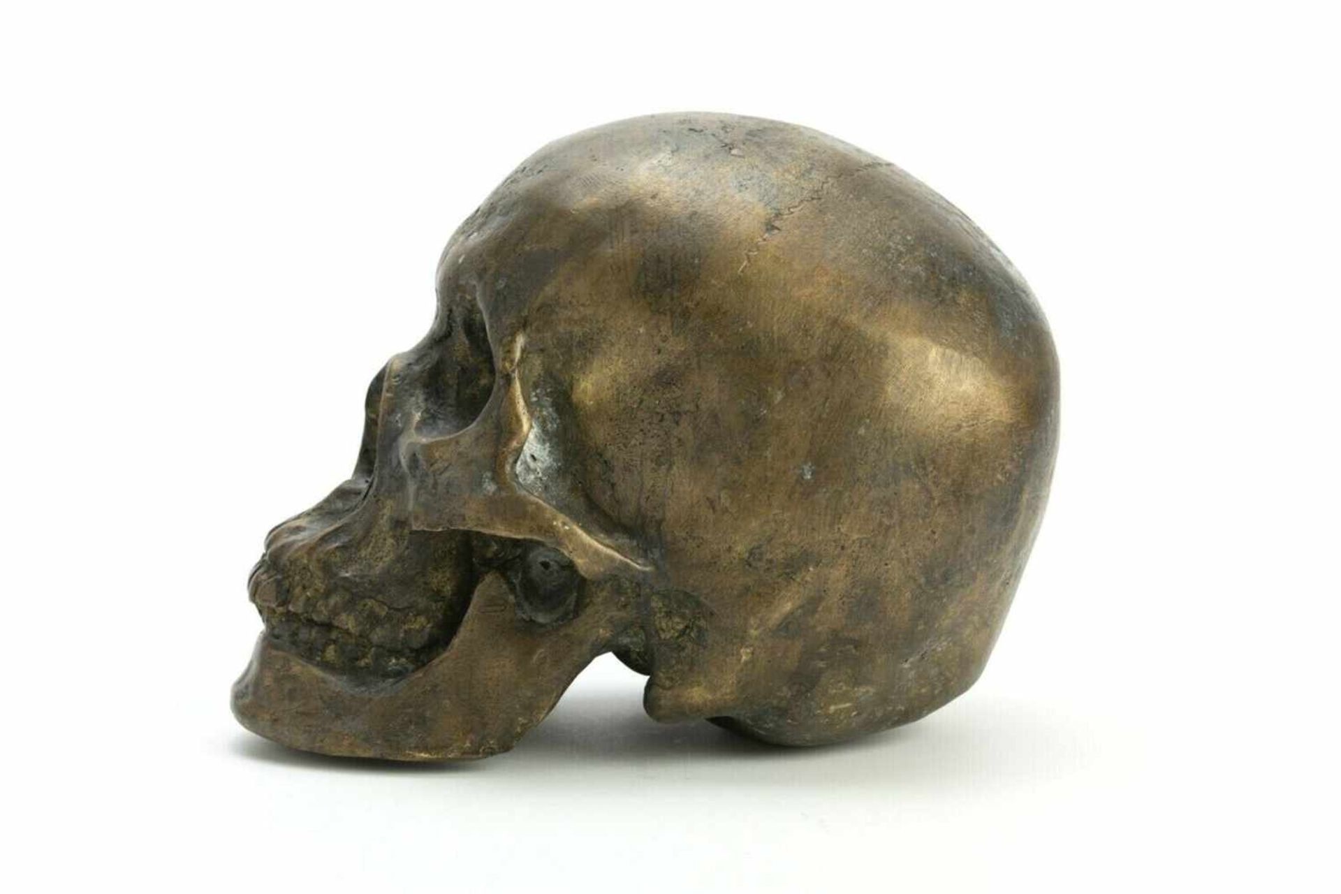 Bronze skull - Image 2 of 5