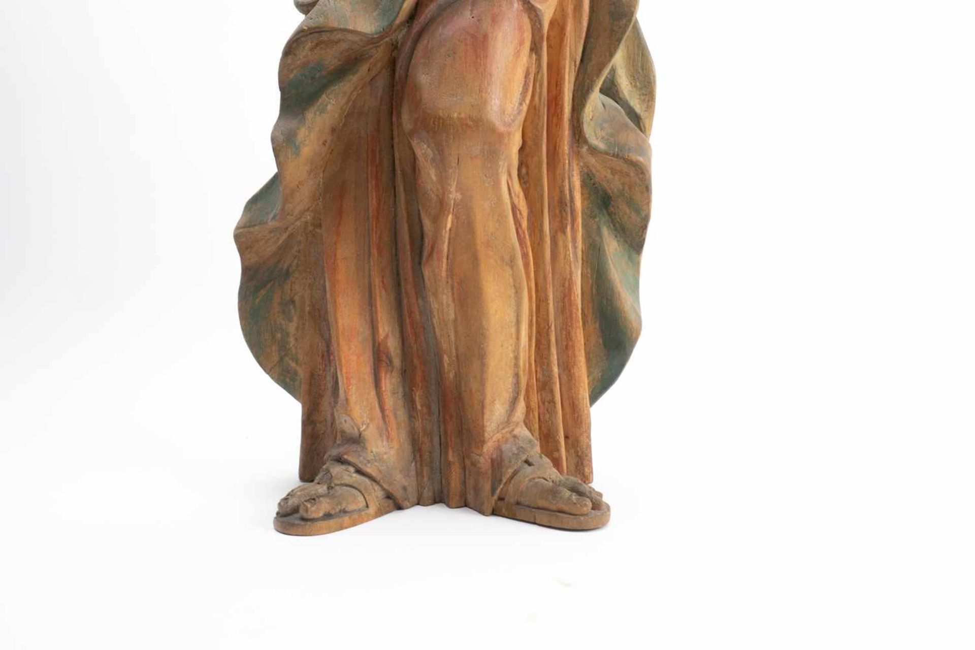 Carved Baroque holy figure - Bild 5 aus 8