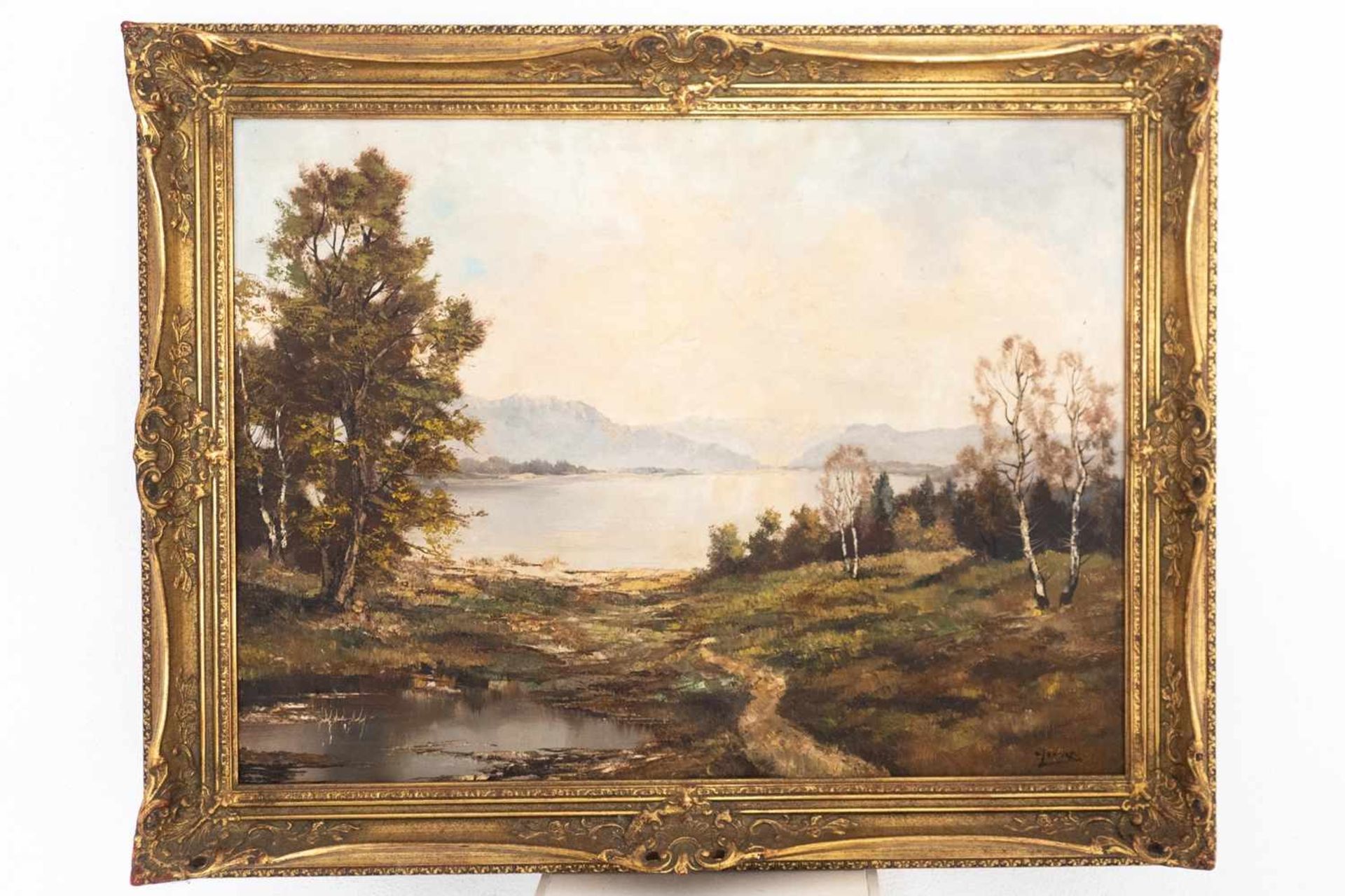 Gemälde "Der Starnberger See"<