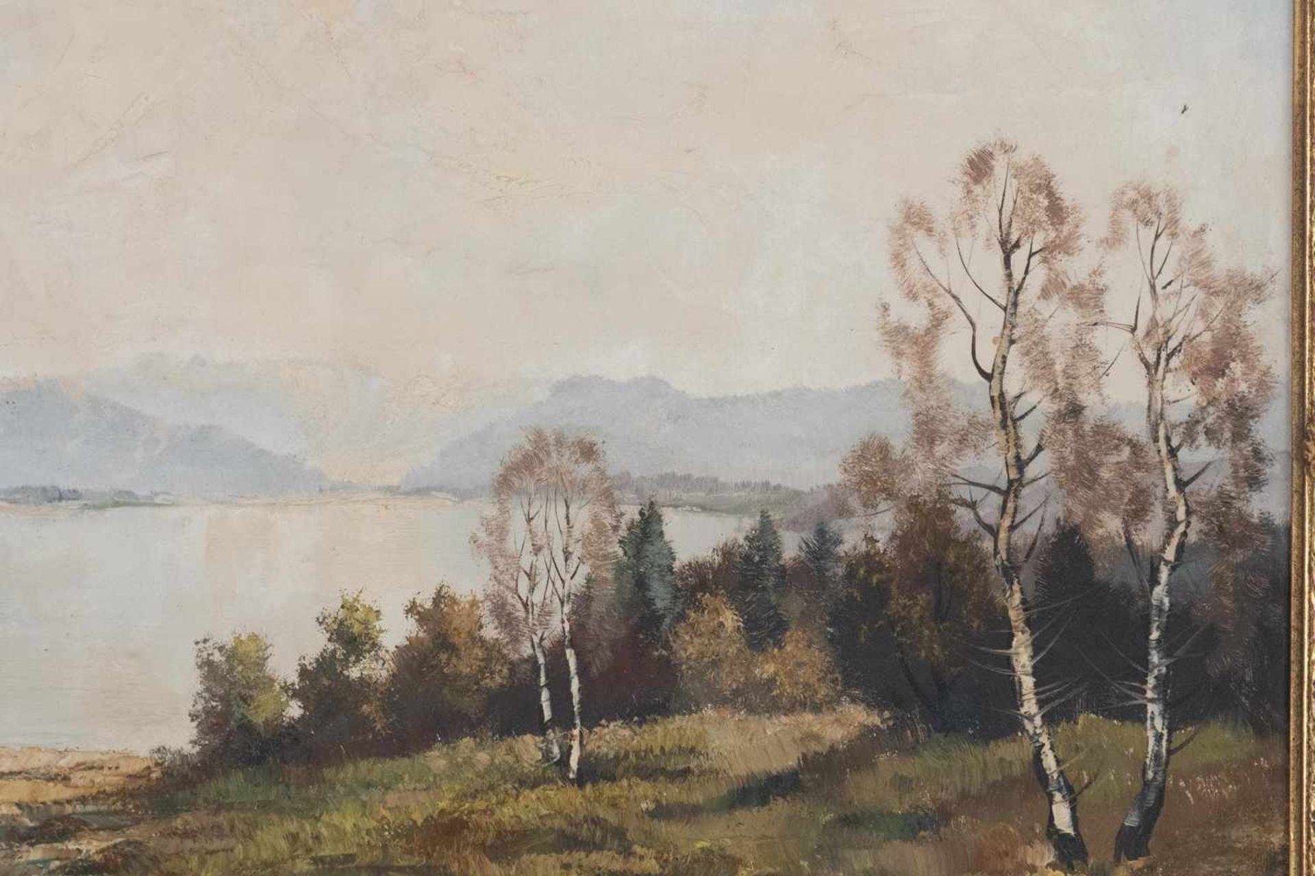 Gemälde "Der Starnberger See"< - Bild 3 aus 8