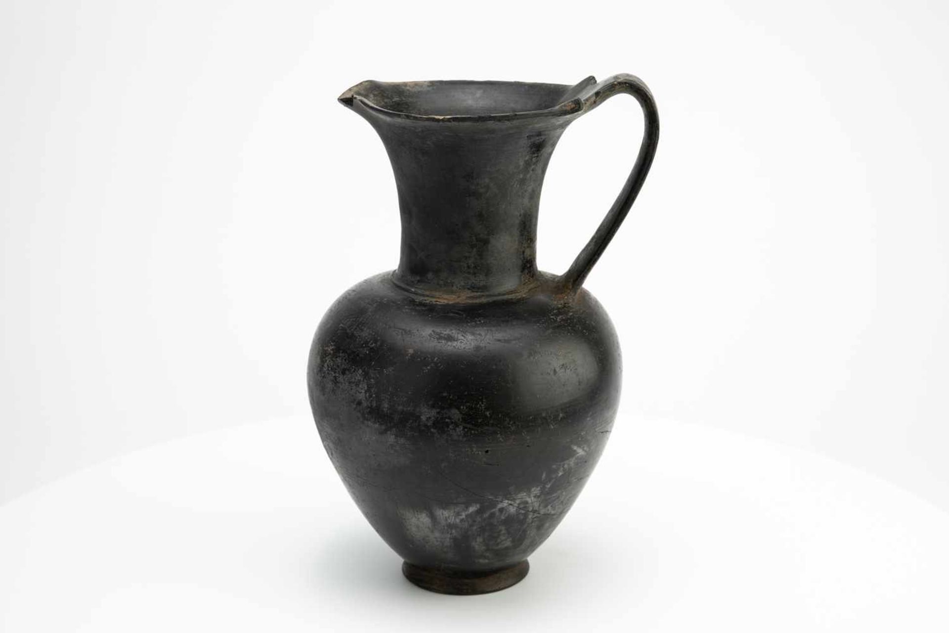 Medieval clay jug