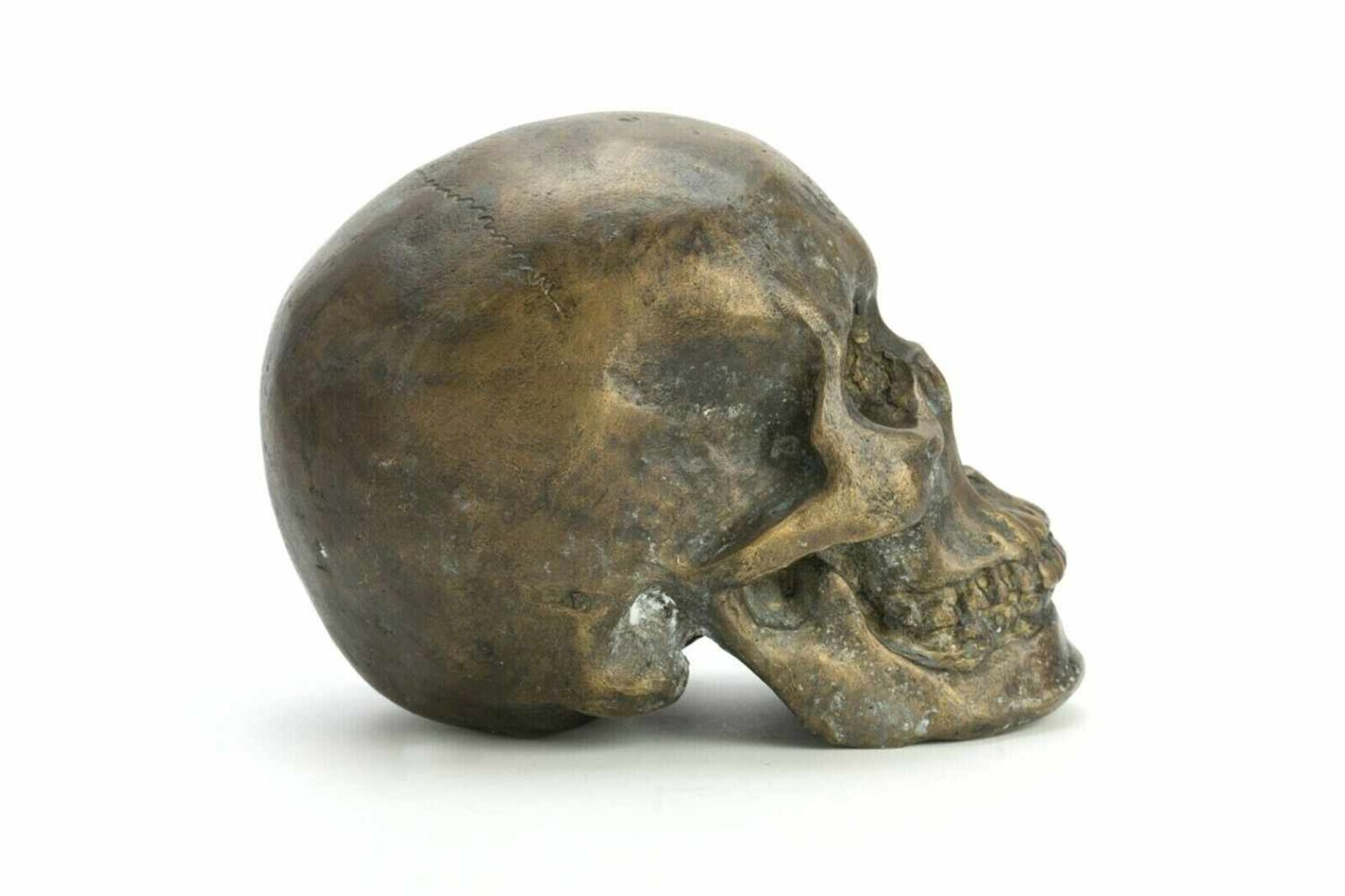 Bronze skull - Image 4 of 5