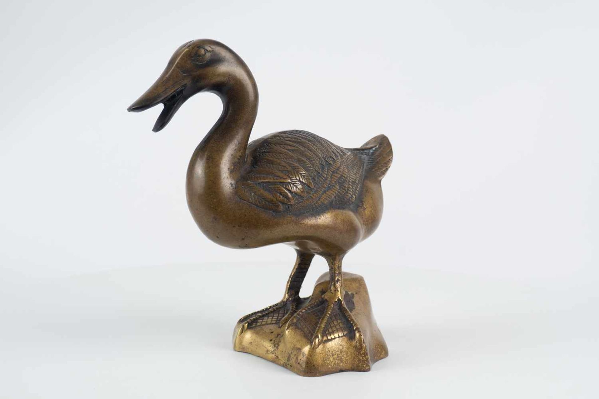 Bronzefigur "Ente"