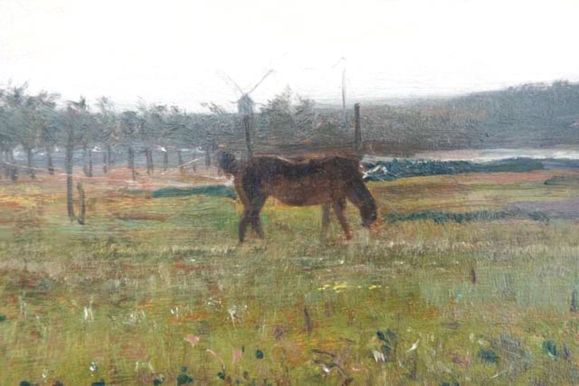Gemälde "Auf der Pferdeweide" - Bild 3 aus 10